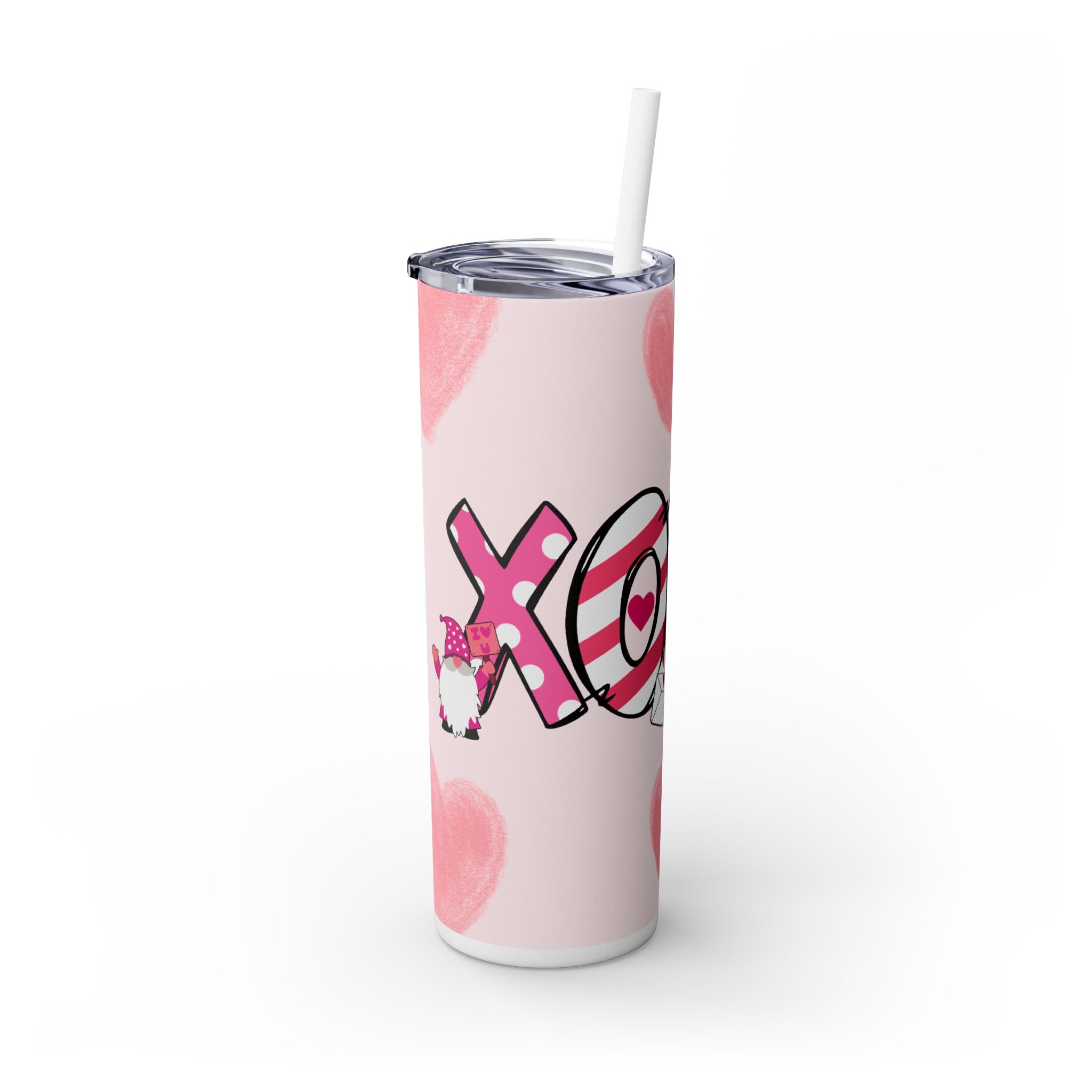 Skinny Tumbler with Straw, 20oz