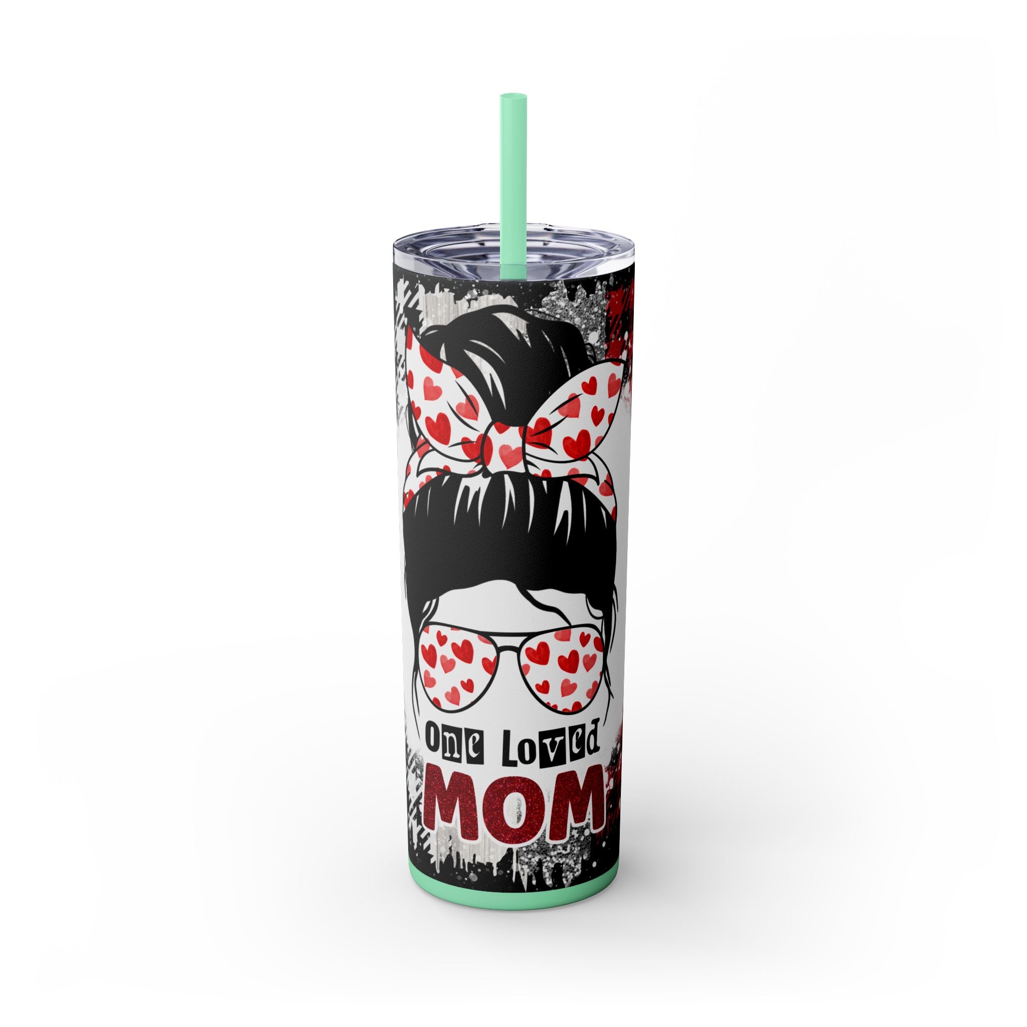Skinny Tumbler with Straw, 20oz