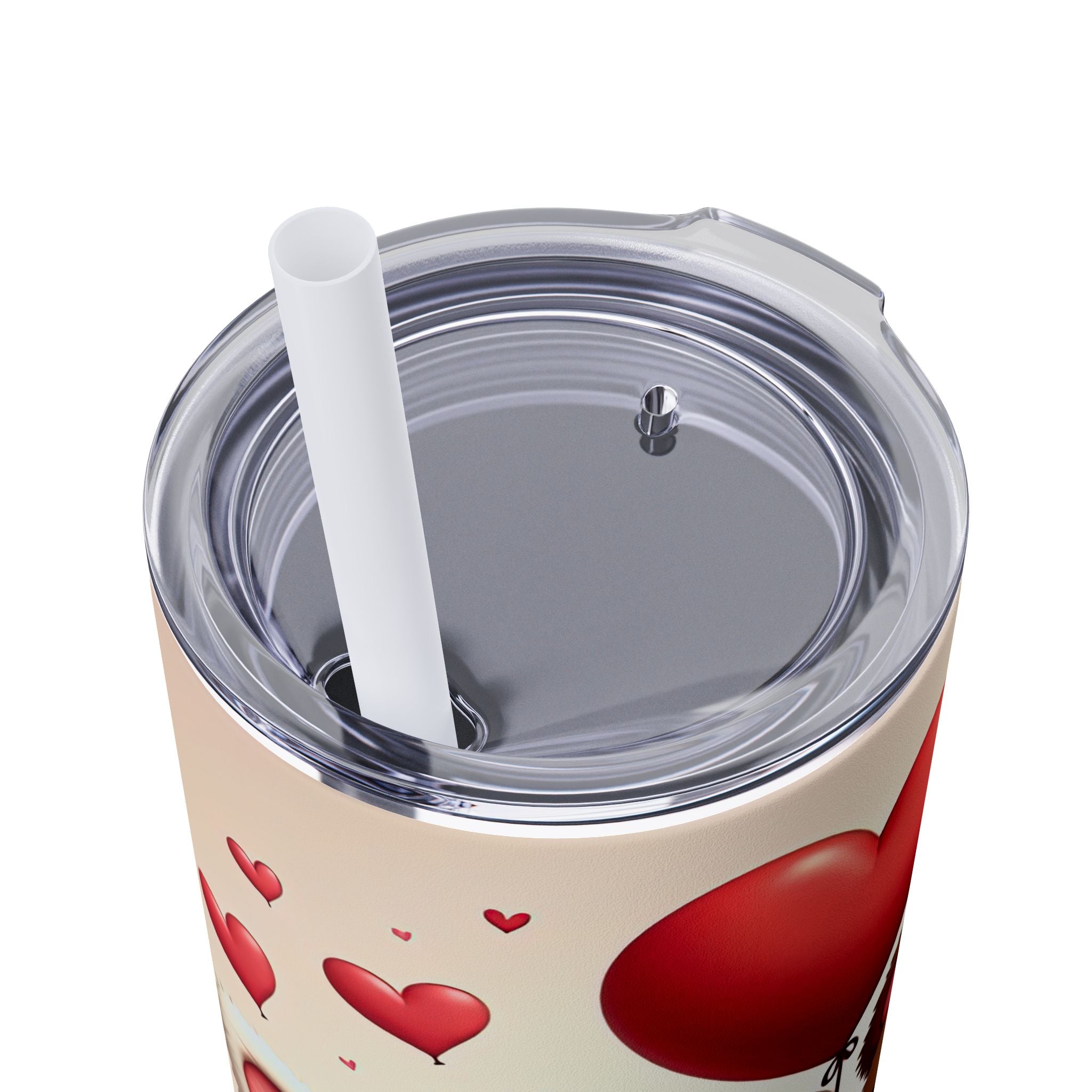 Skinny Tumbler with Straw, 20oz