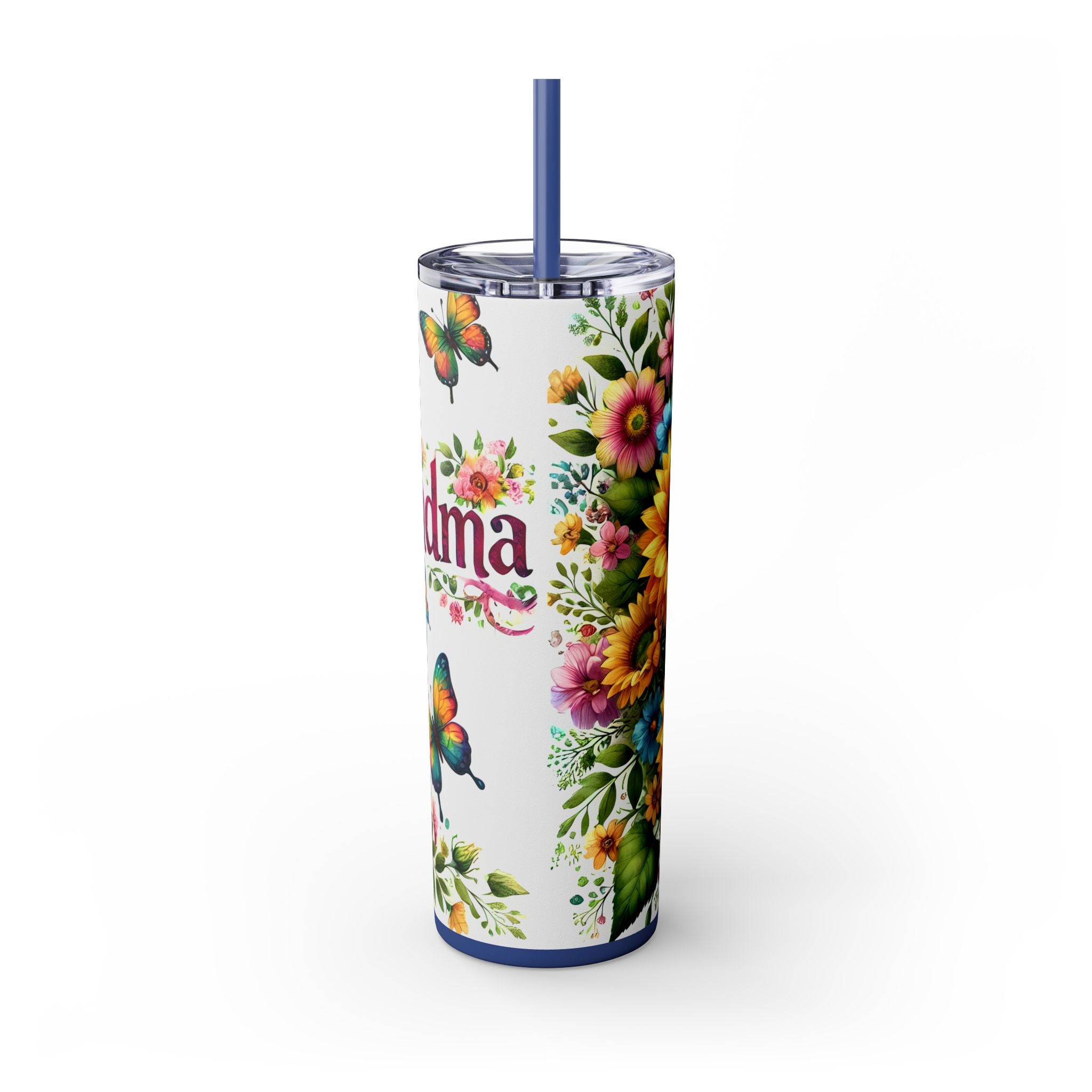Skinny Tumbler with Straw, 20oz