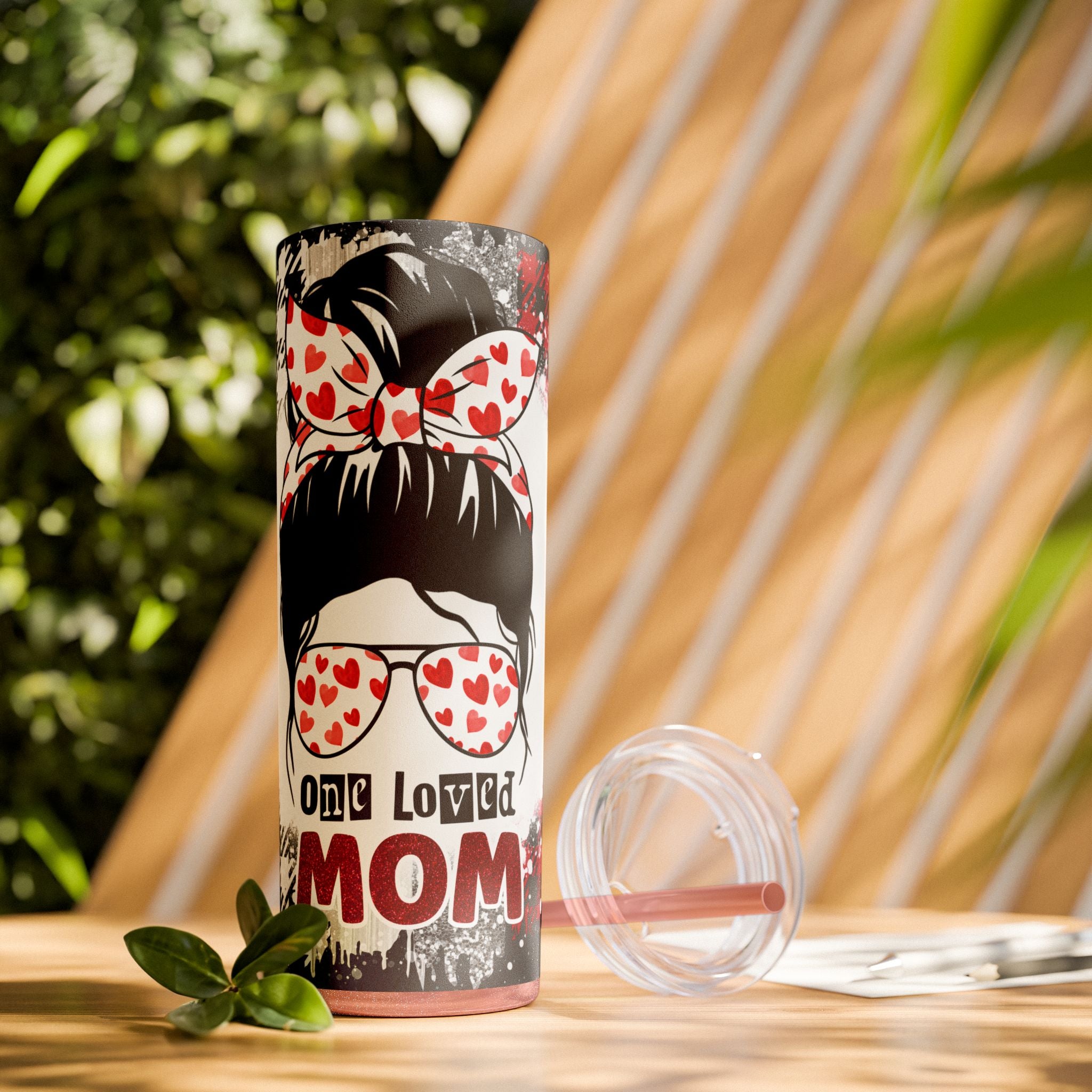 Skinny Tumbler with Straw, 20oz