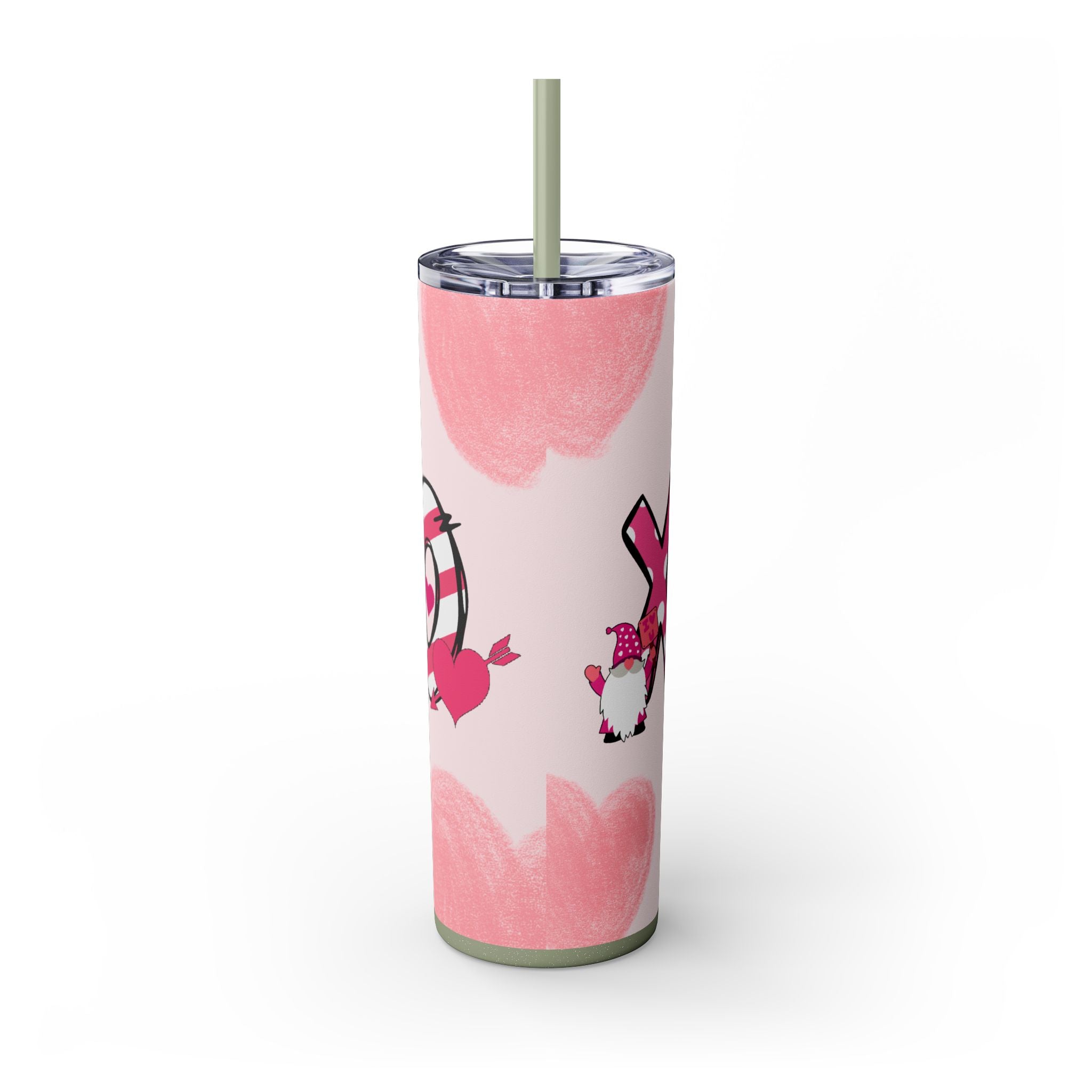 Skinny Tumbler with Straw, 20oz
