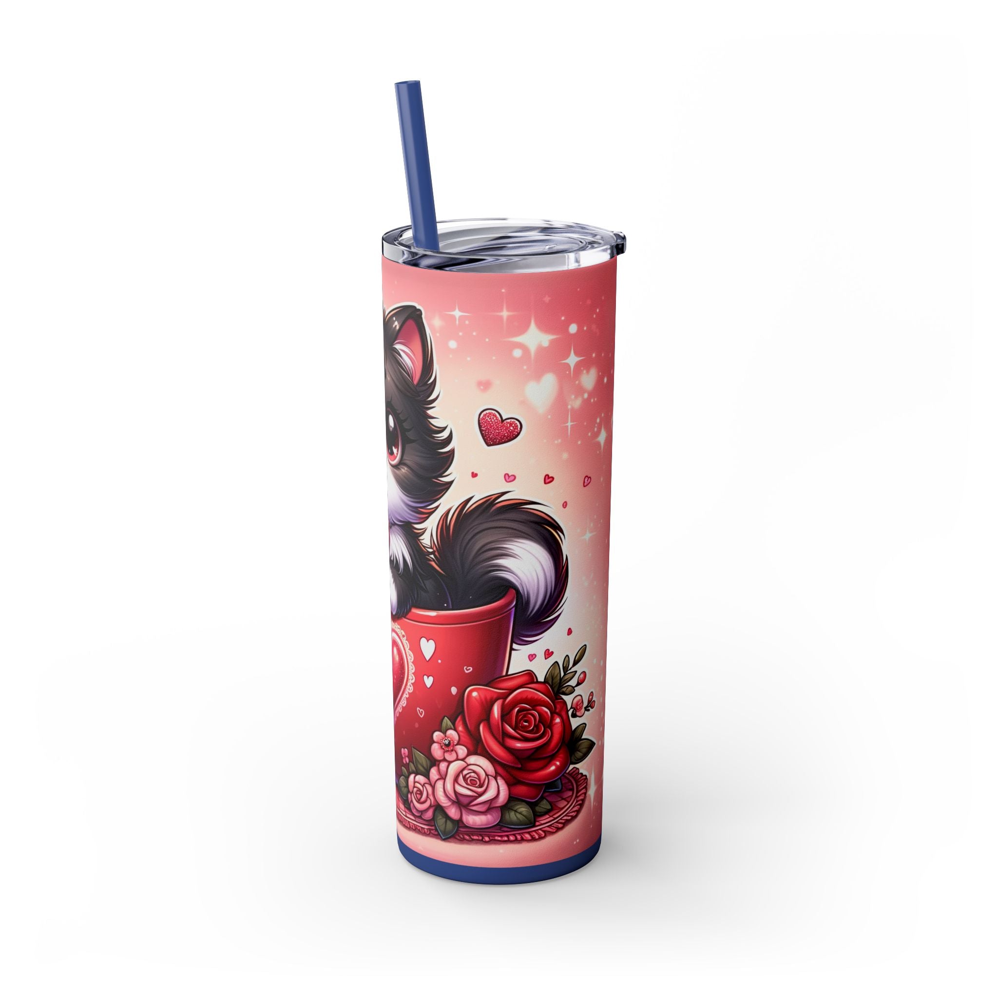 Skinny Tumbler with Straw, 20oz
