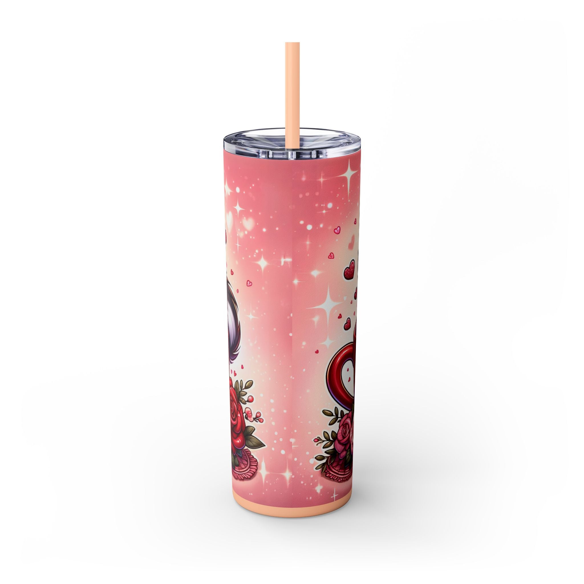 Skinny Tumbler with Straw, 20oz