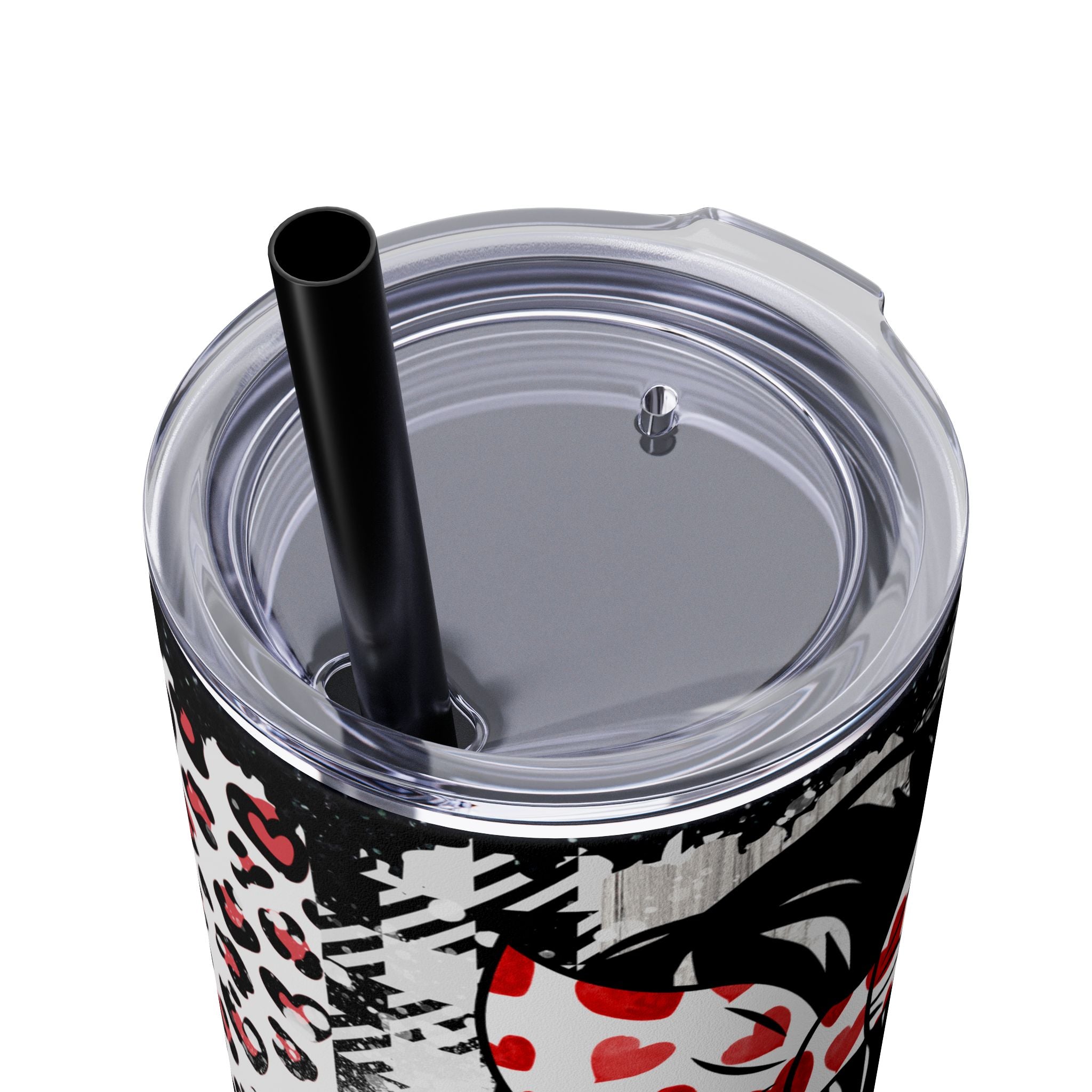 Skinny Tumbler with Straw, 20oz