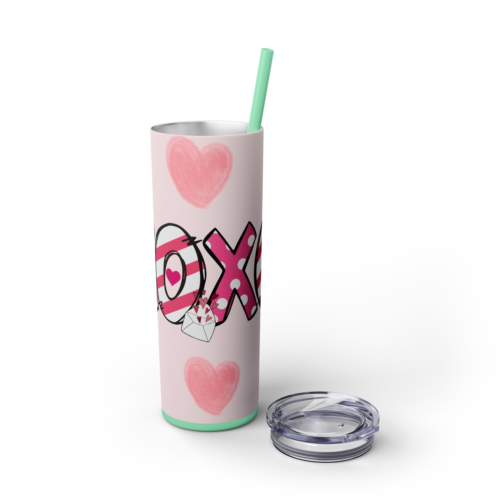 Skinny Tumbler with Straw, 20oz