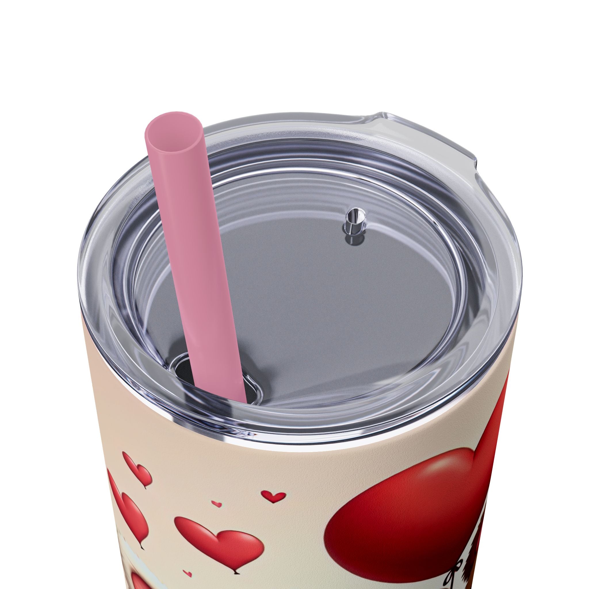 Skinny Tumbler with Straw, 20oz