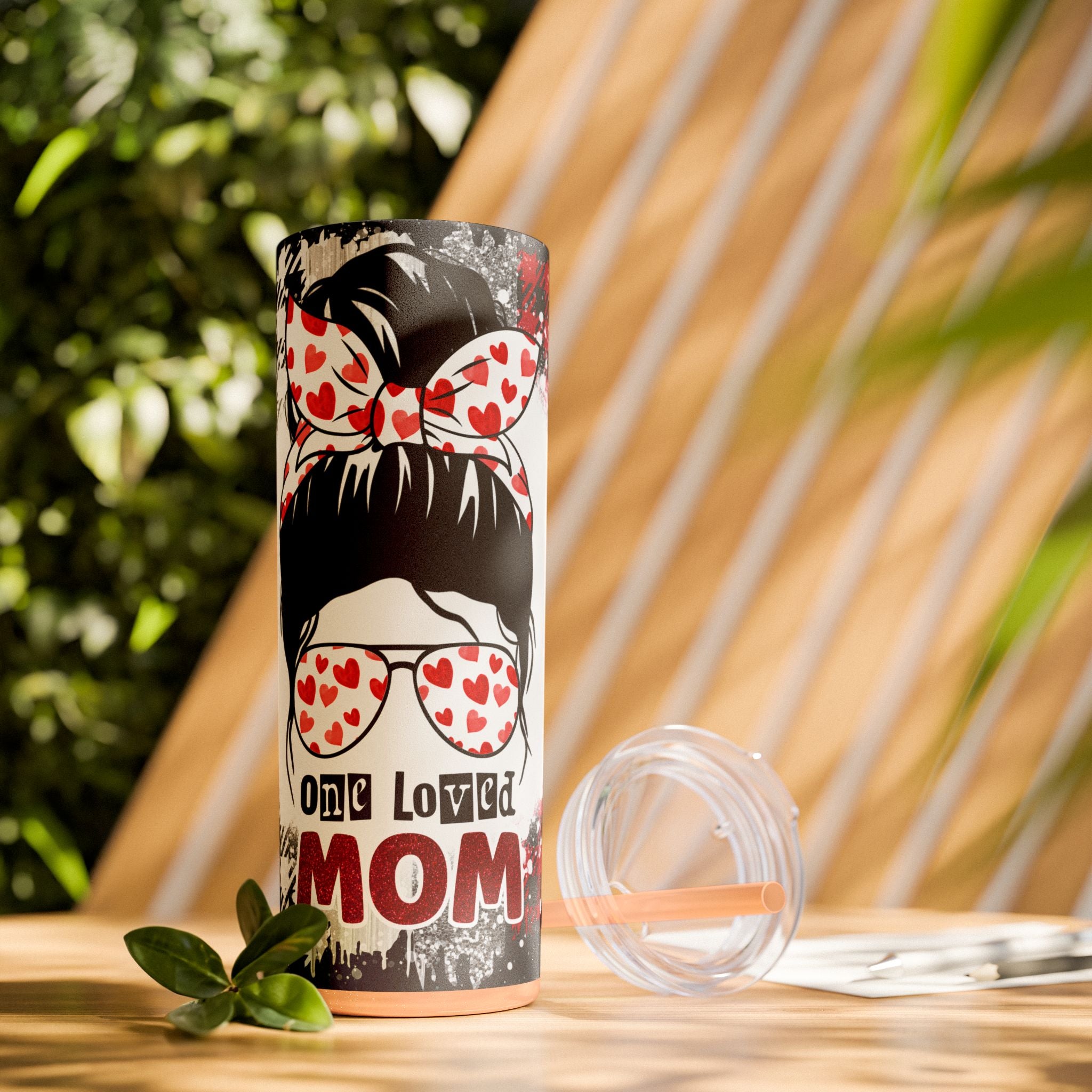 Skinny Tumbler with Straw, 20oz