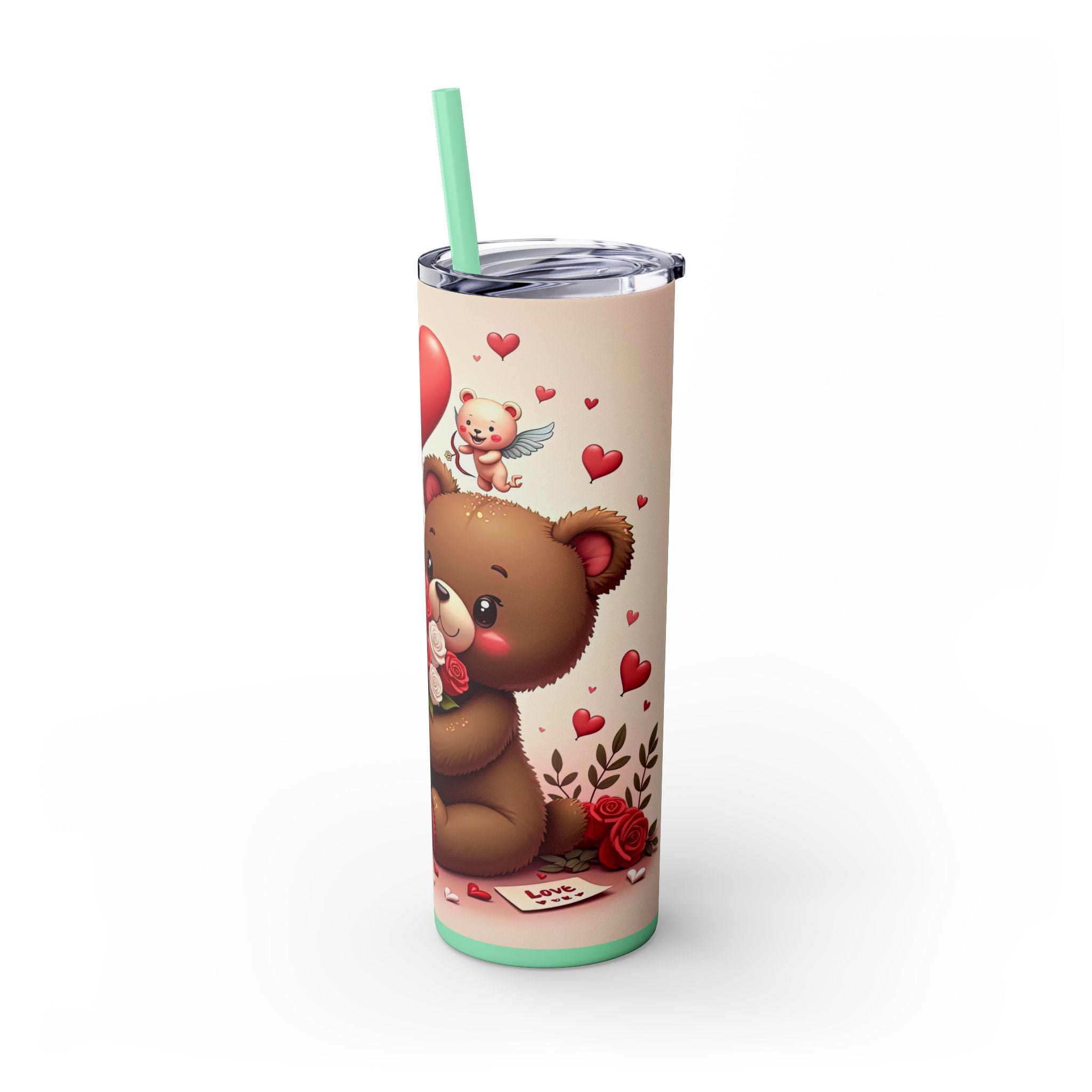 Skinny Tumbler with Straw, 20oz
