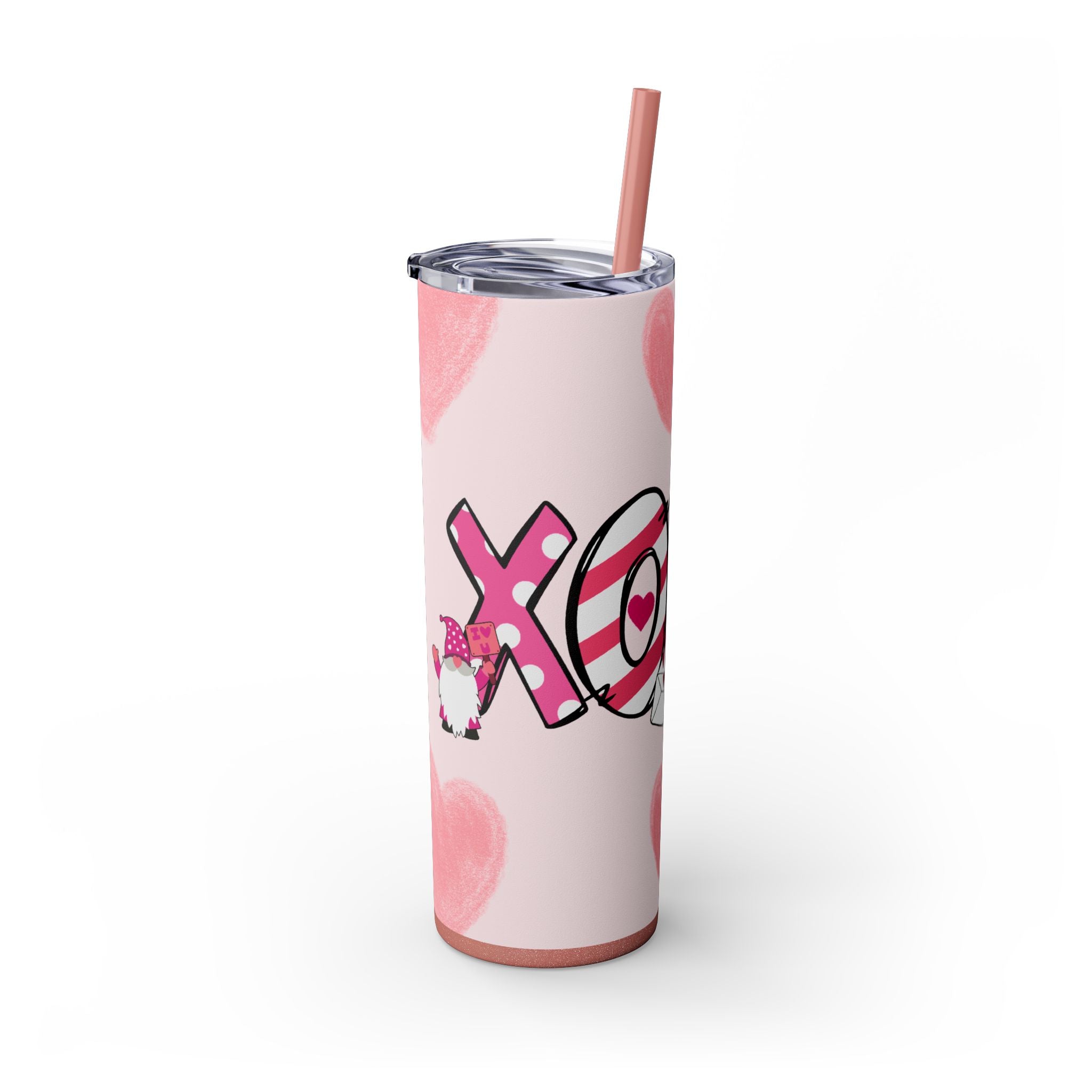 Skinny Tumbler with Straw, 20oz