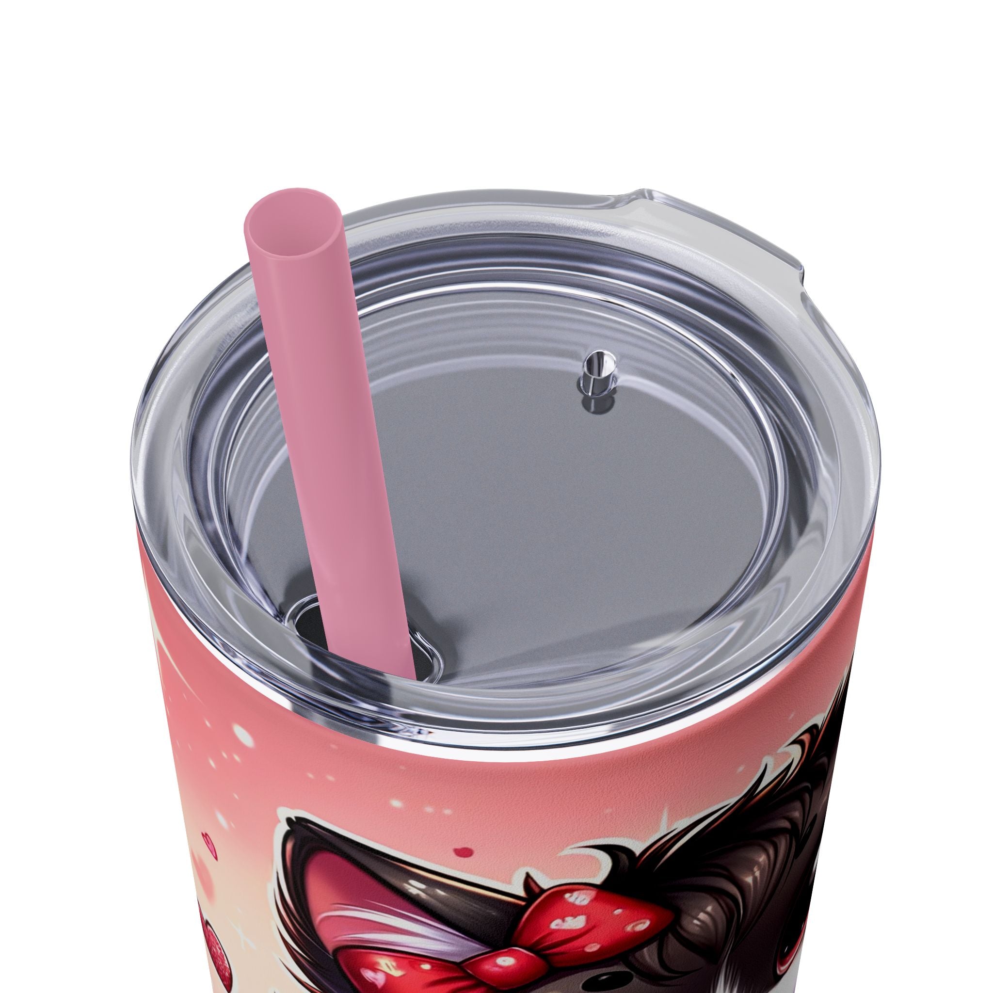 Skinny Tumbler with Straw, 20oz