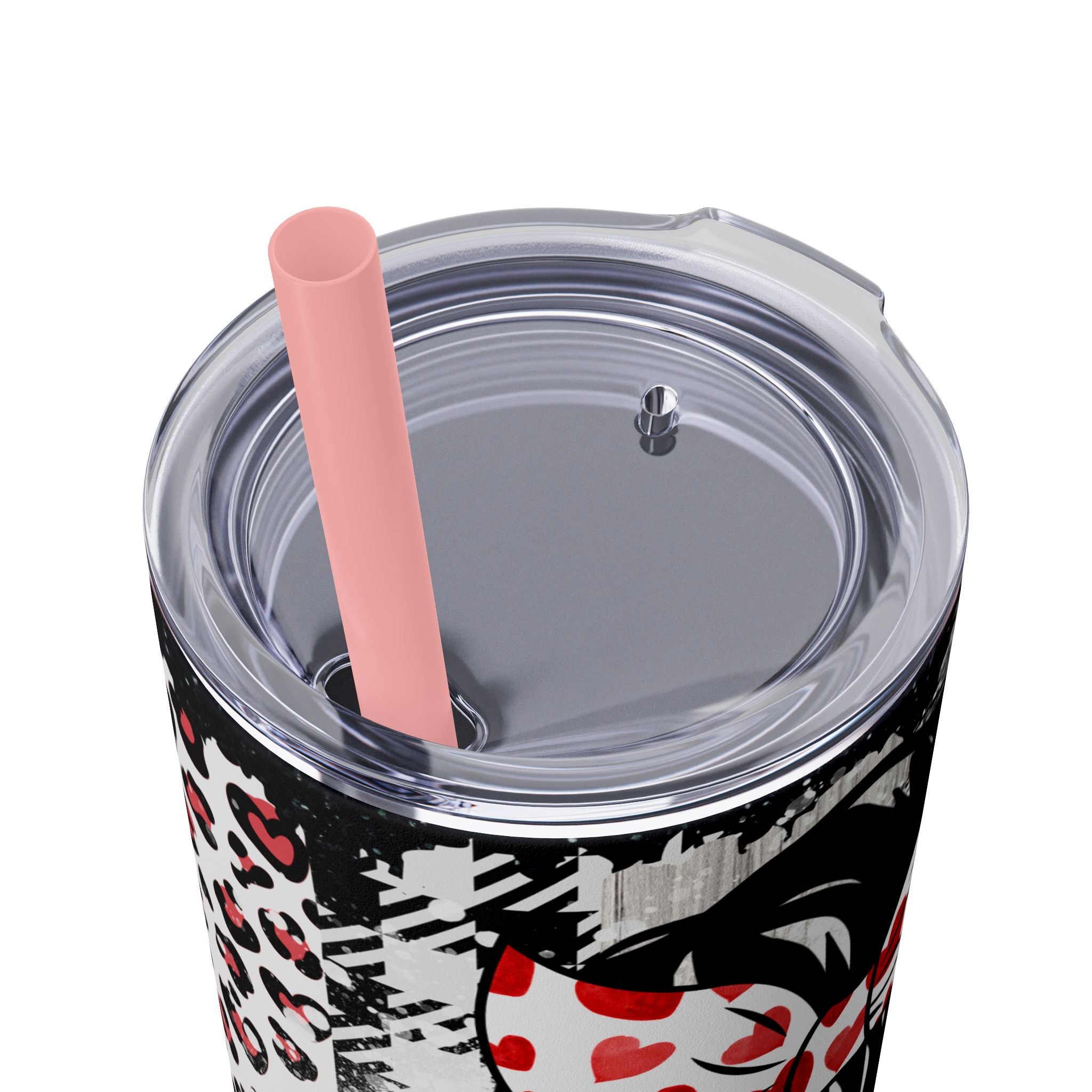 Skinny Tumbler with Straw, 20oz