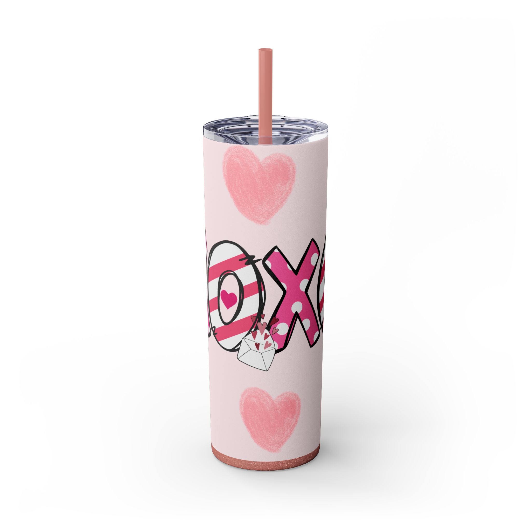 Skinny Tumbler with Straw, 20oz