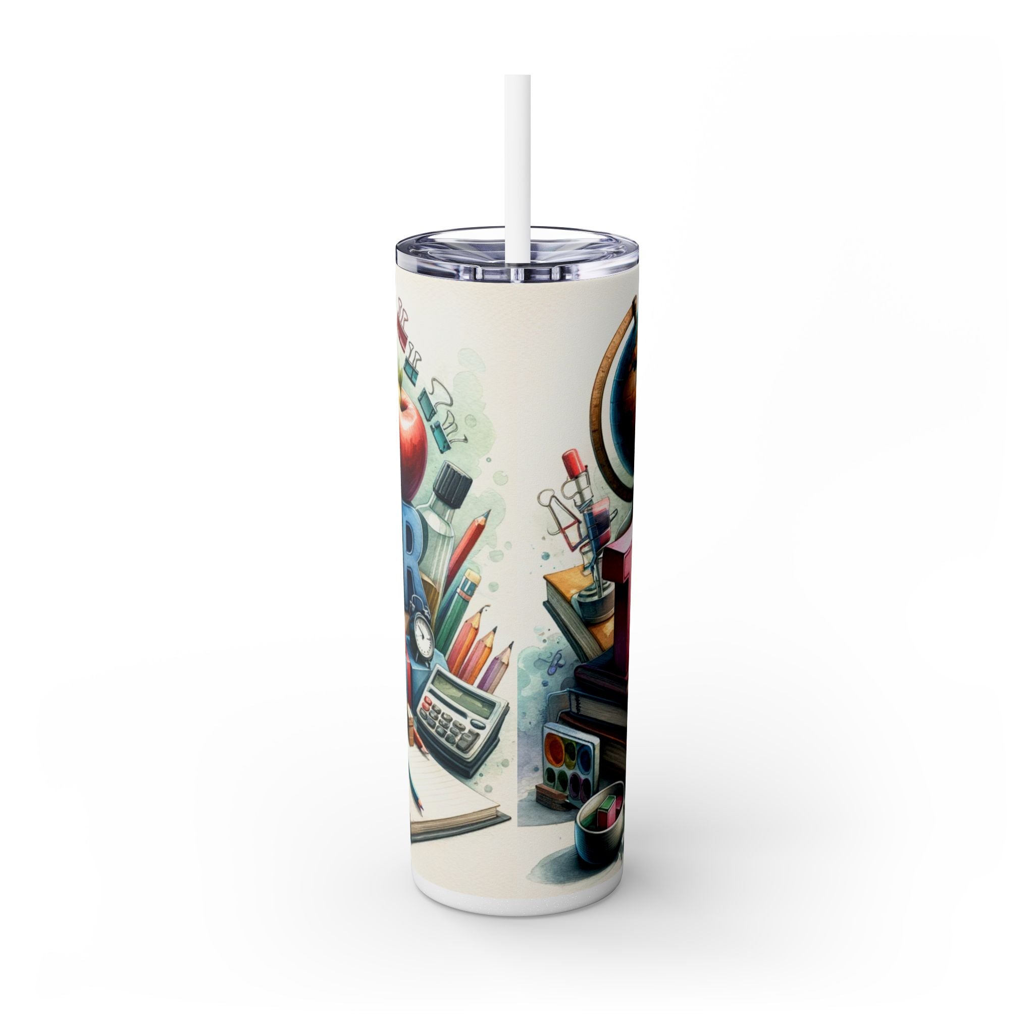 Skinny Tumbler with Straw, 20oz