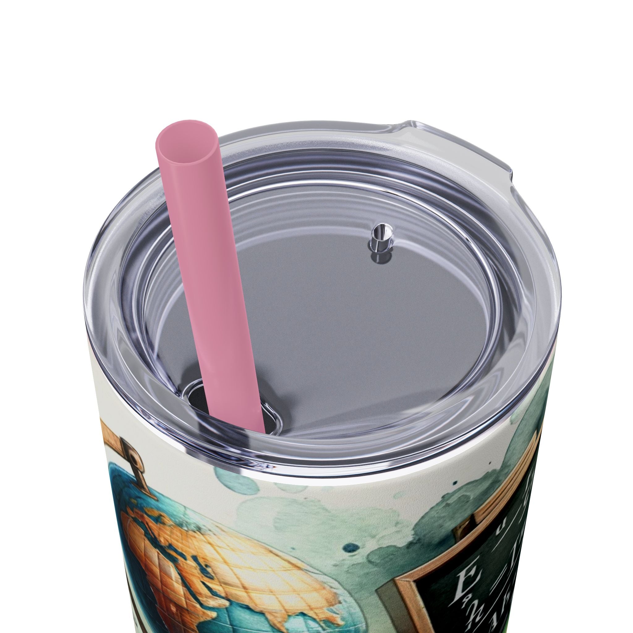 Skinny Tumbler with Straw, 20oz