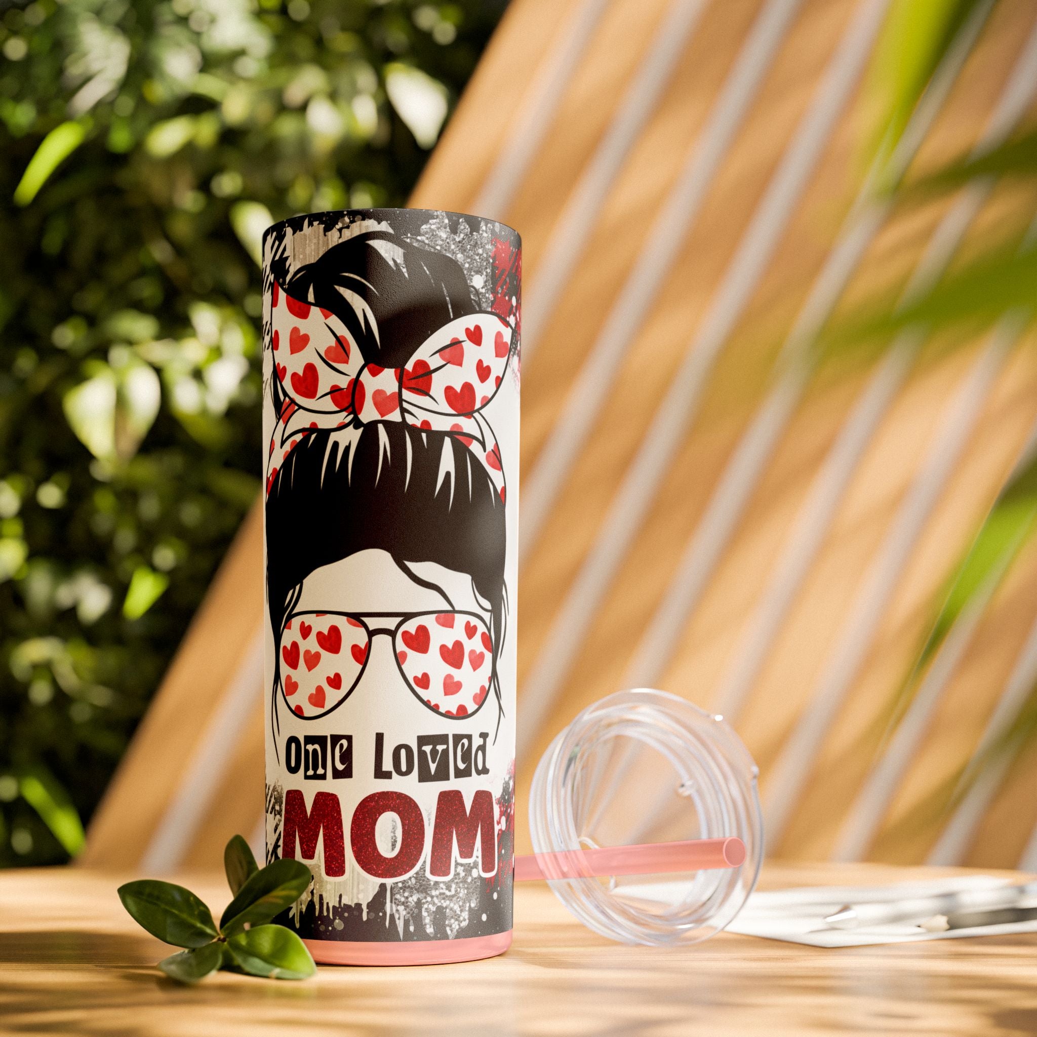 Skinny Tumbler with Straw, 20oz