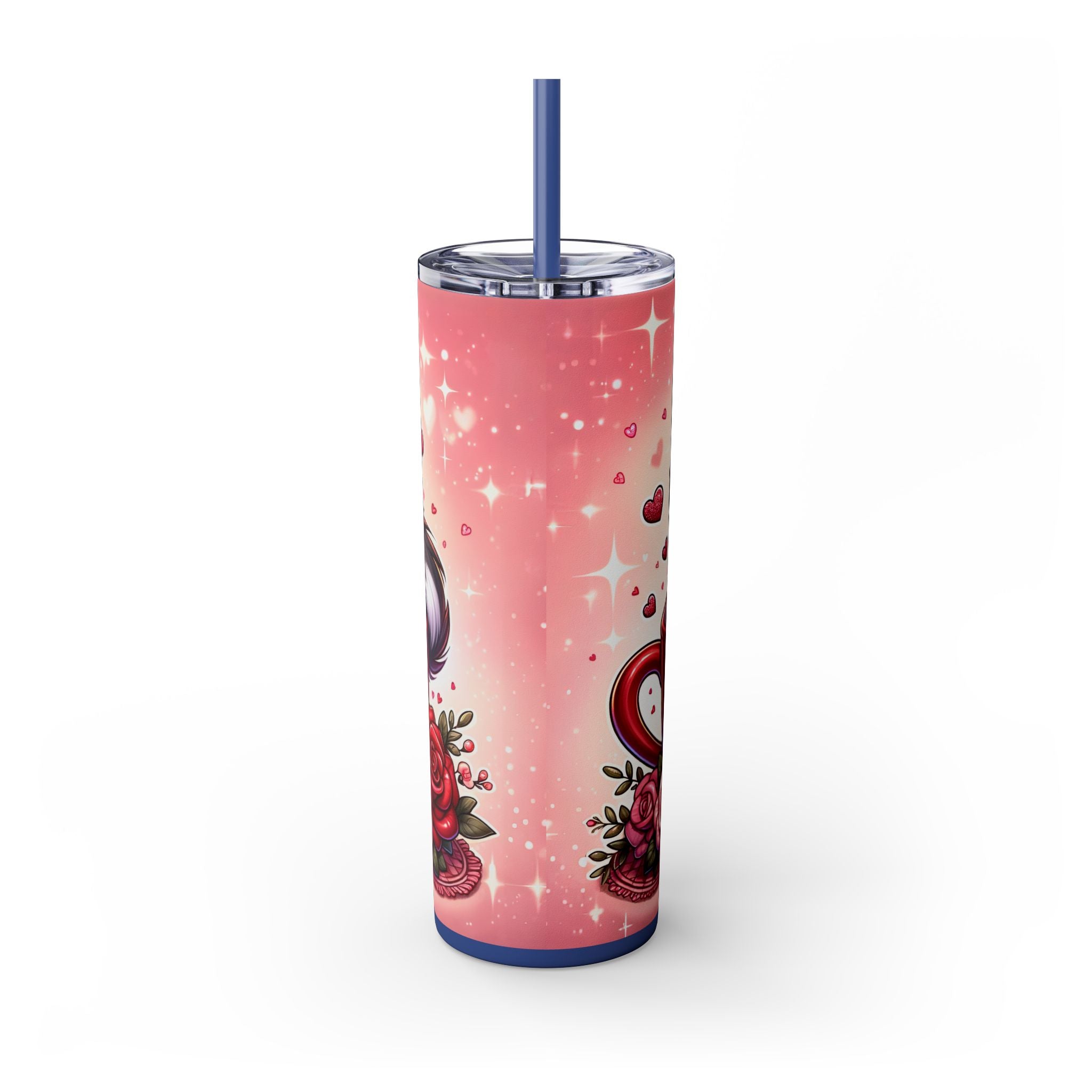 Skinny Tumbler with Straw, 20oz