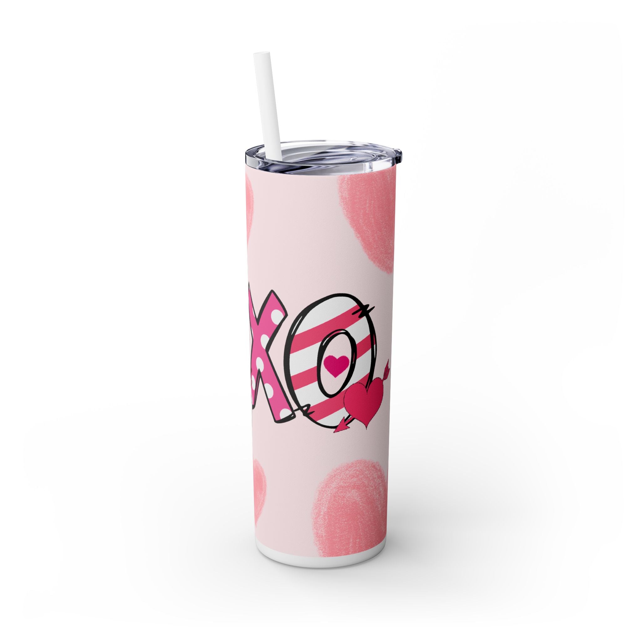 Skinny Tumbler with Straw, 20oz