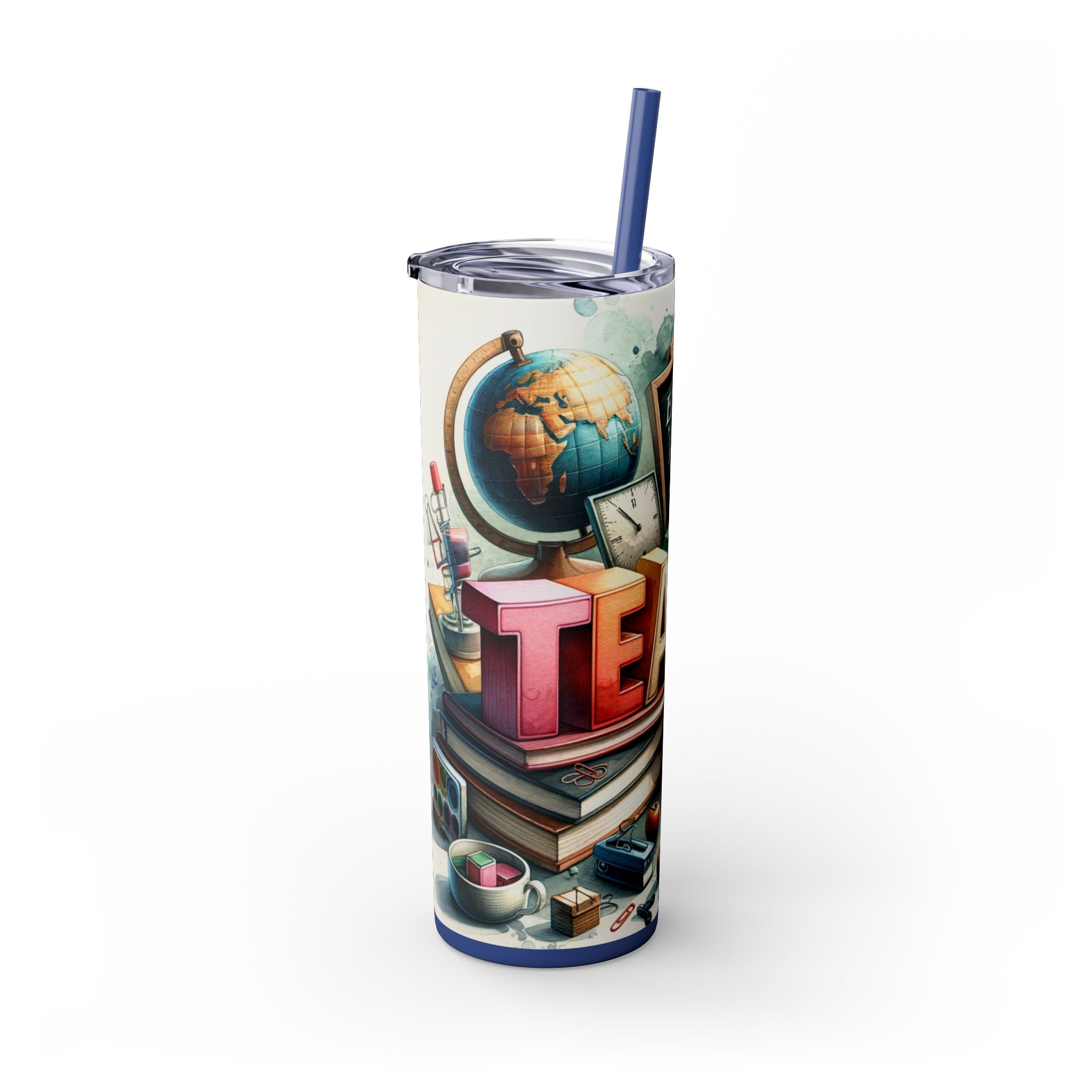 Skinny Tumbler with Straw, 20oz