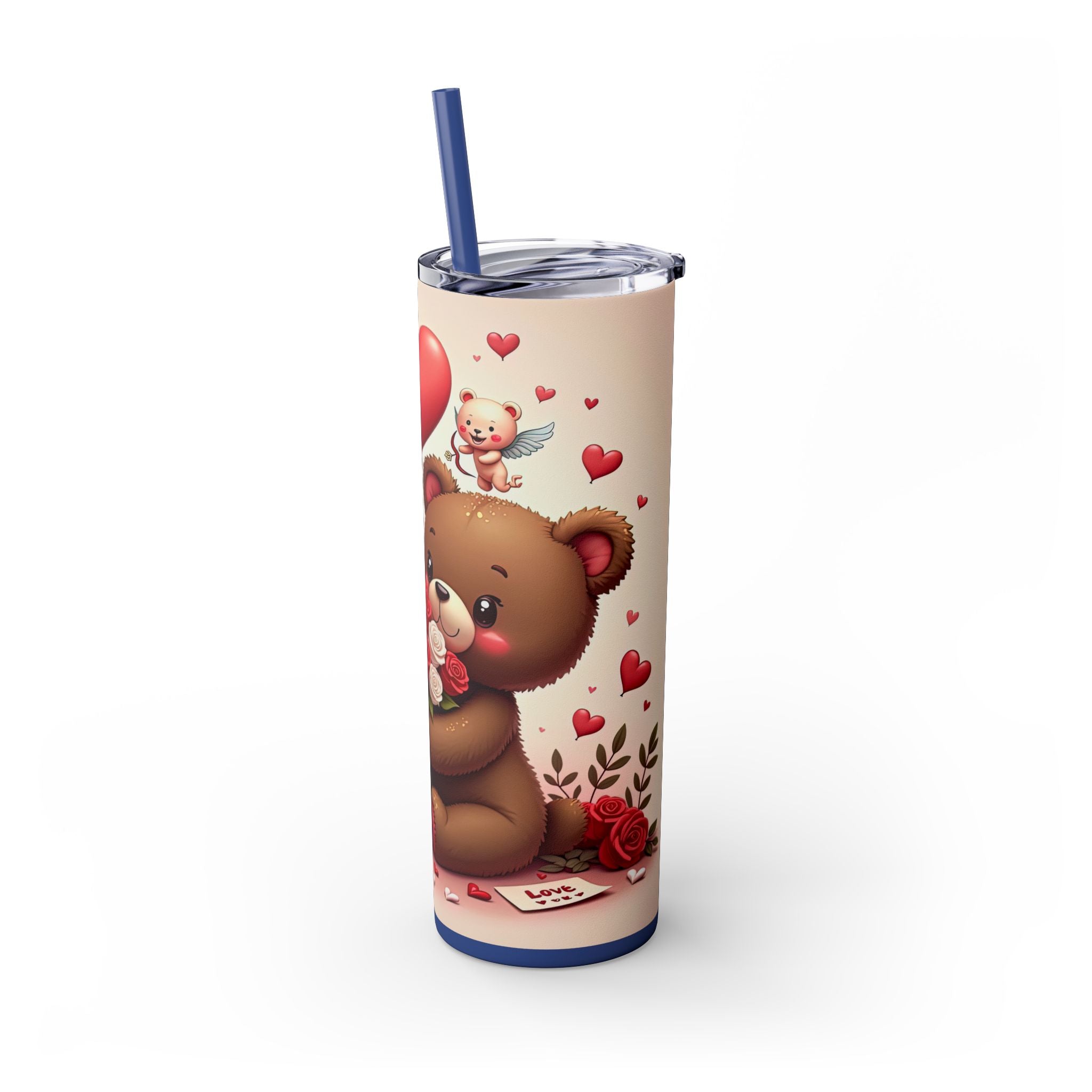 Skinny Tumbler with Straw, 20oz
