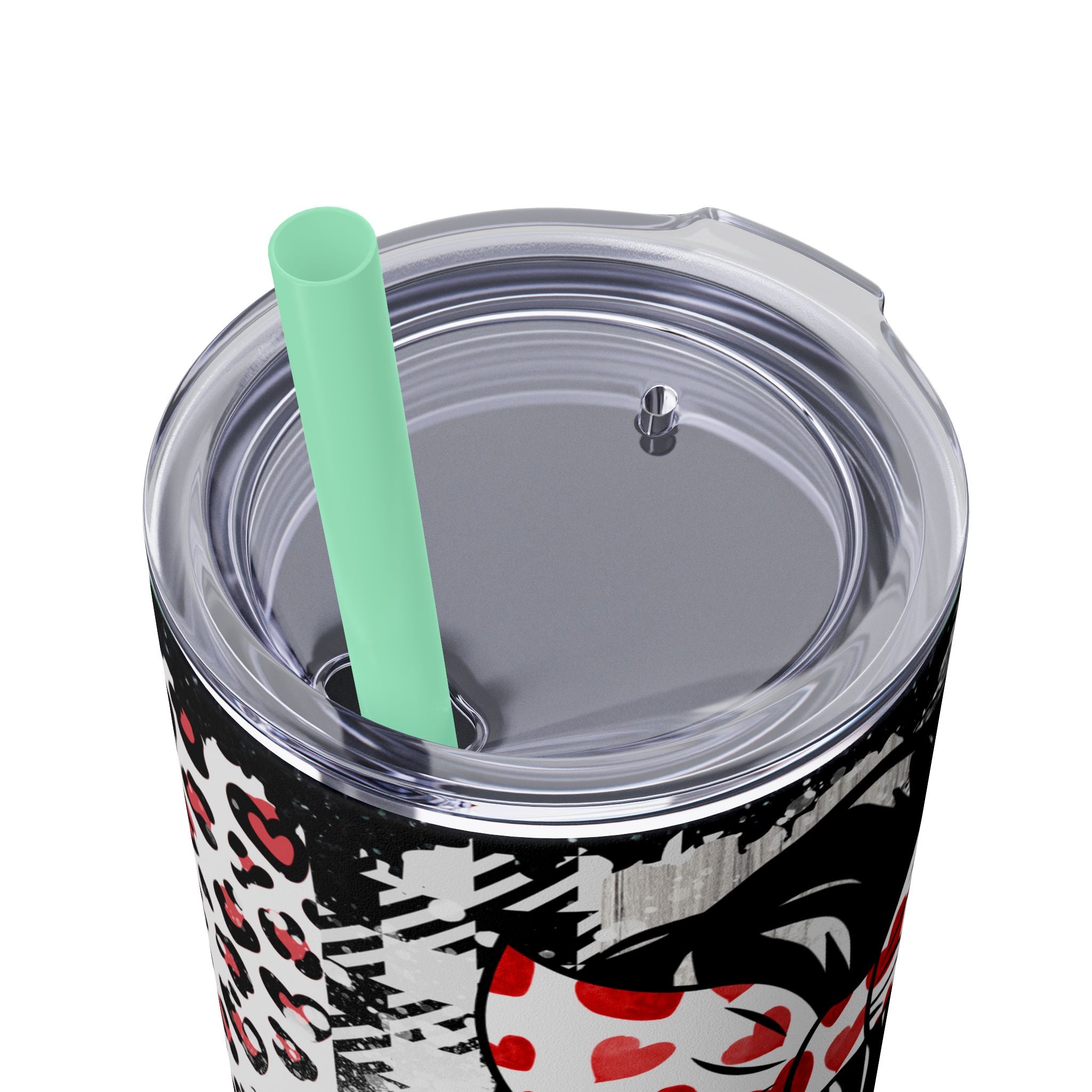 Skinny Tumbler with Straw, 20oz