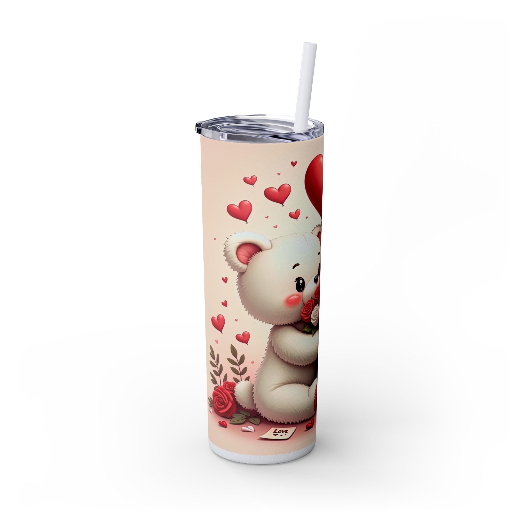 Skinny Tumbler with Straw, 20oz