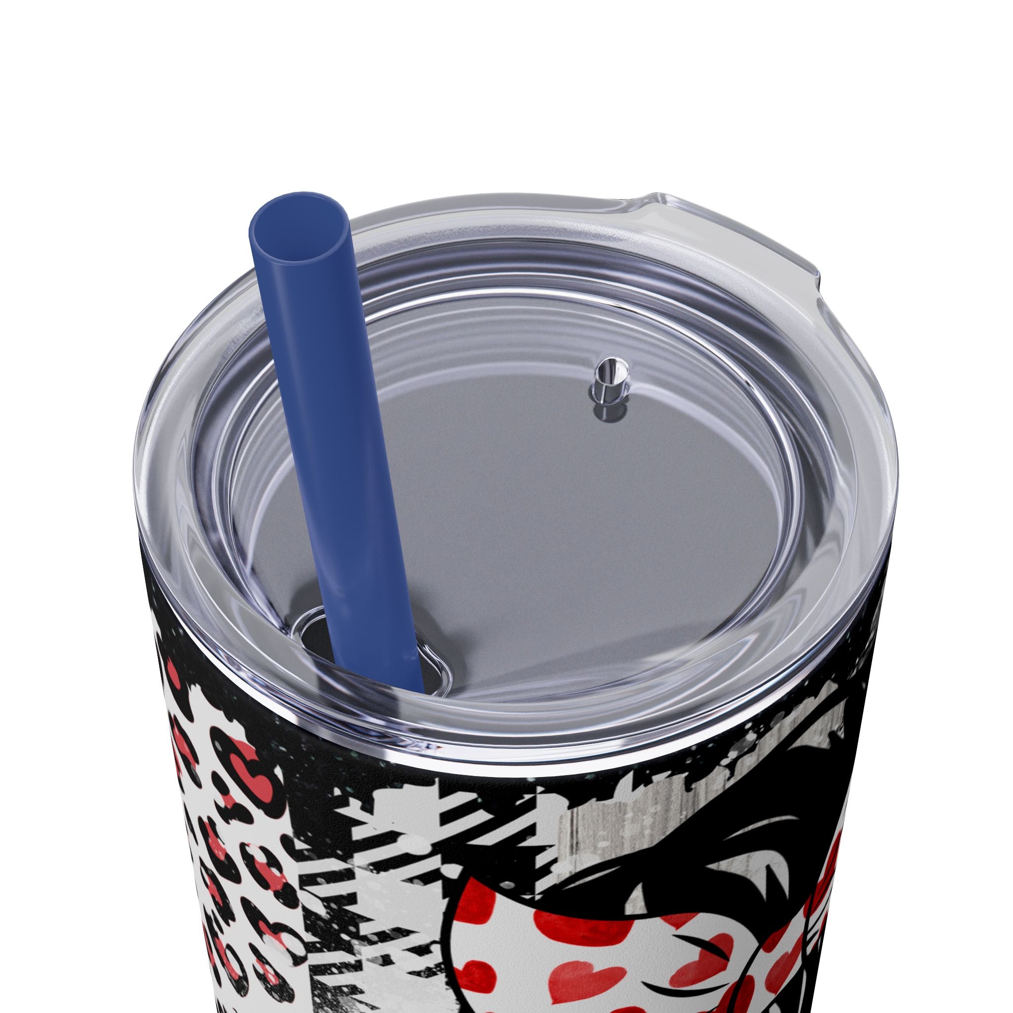 Skinny Tumbler with Straw, 20oz
