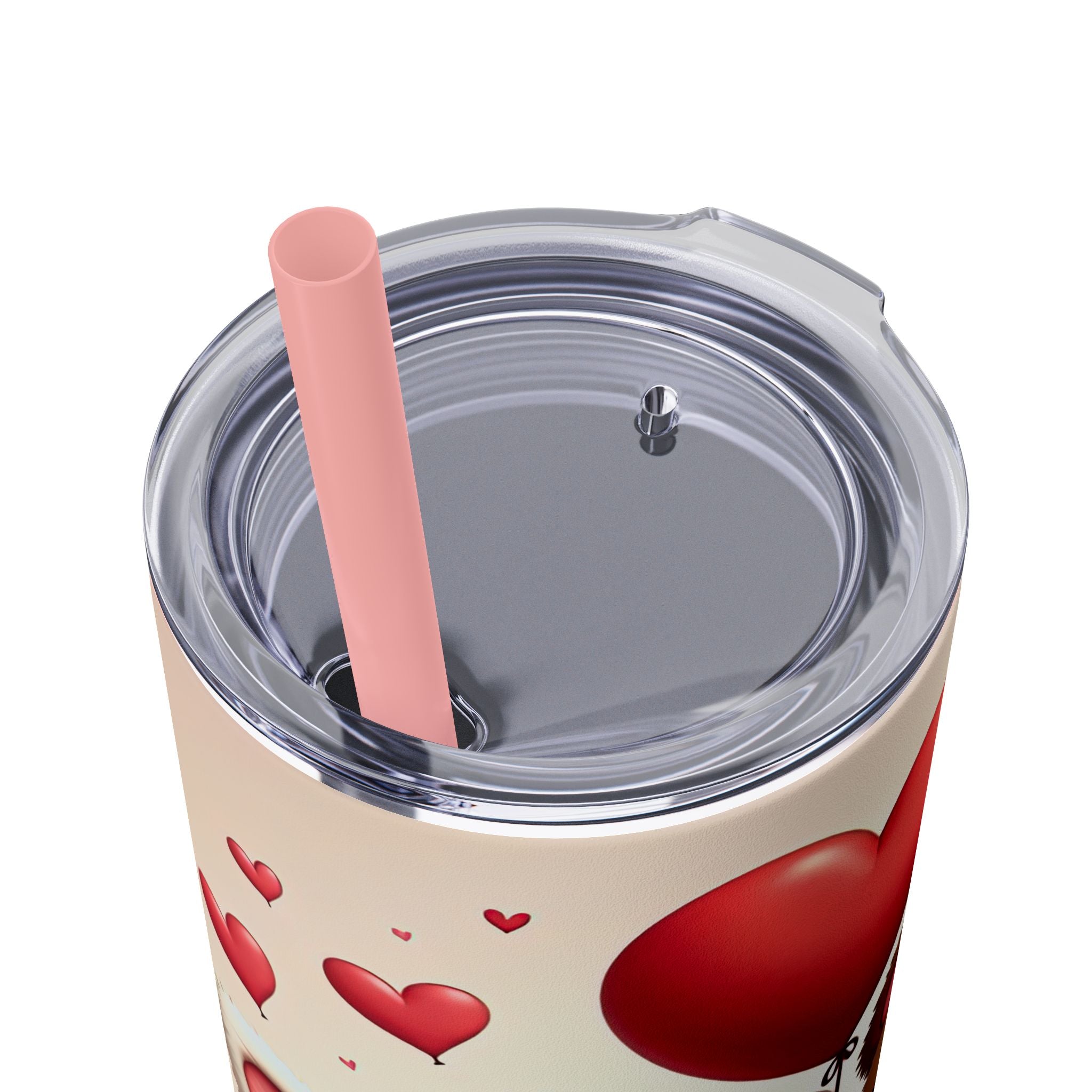 Skinny Tumbler with Straw, 20oz