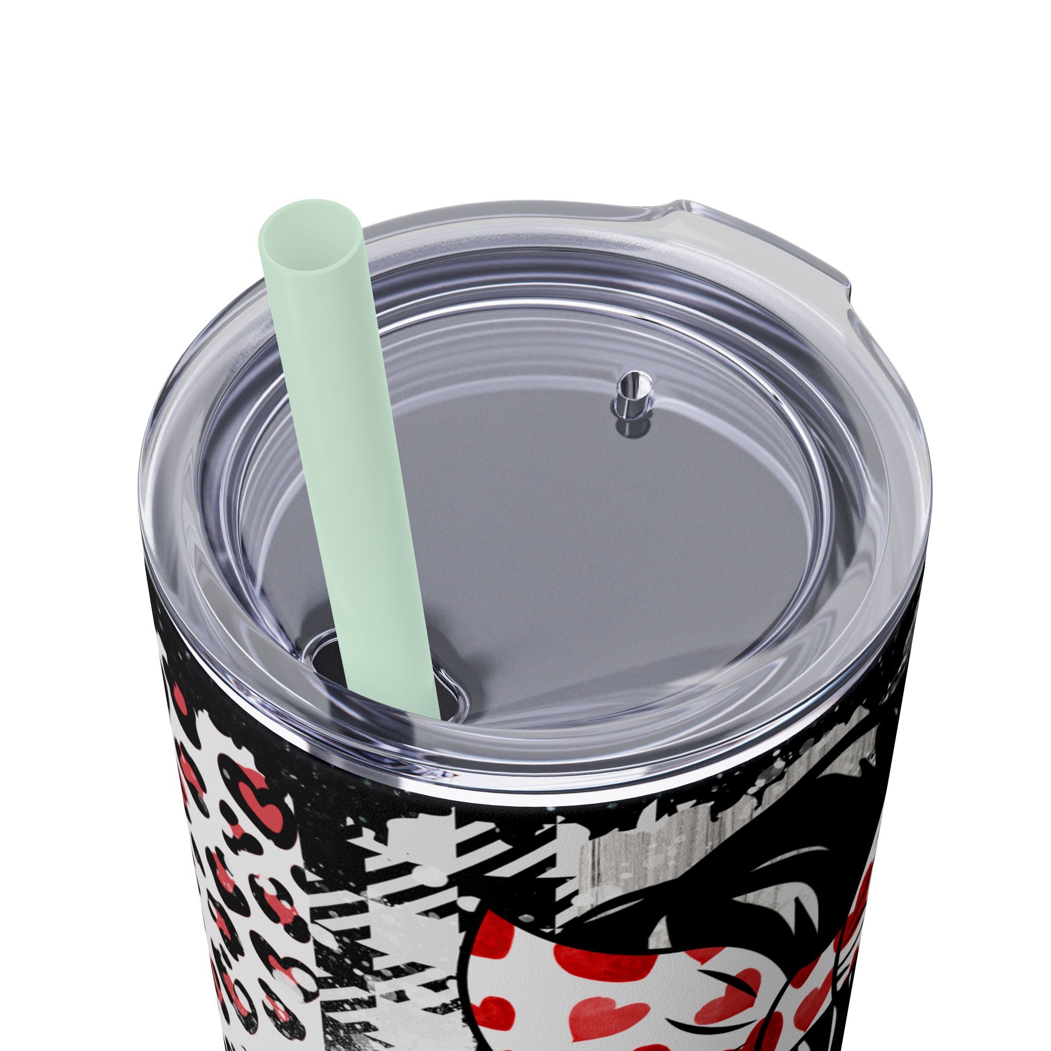 Skinny Tumbler with Straw, 20oz