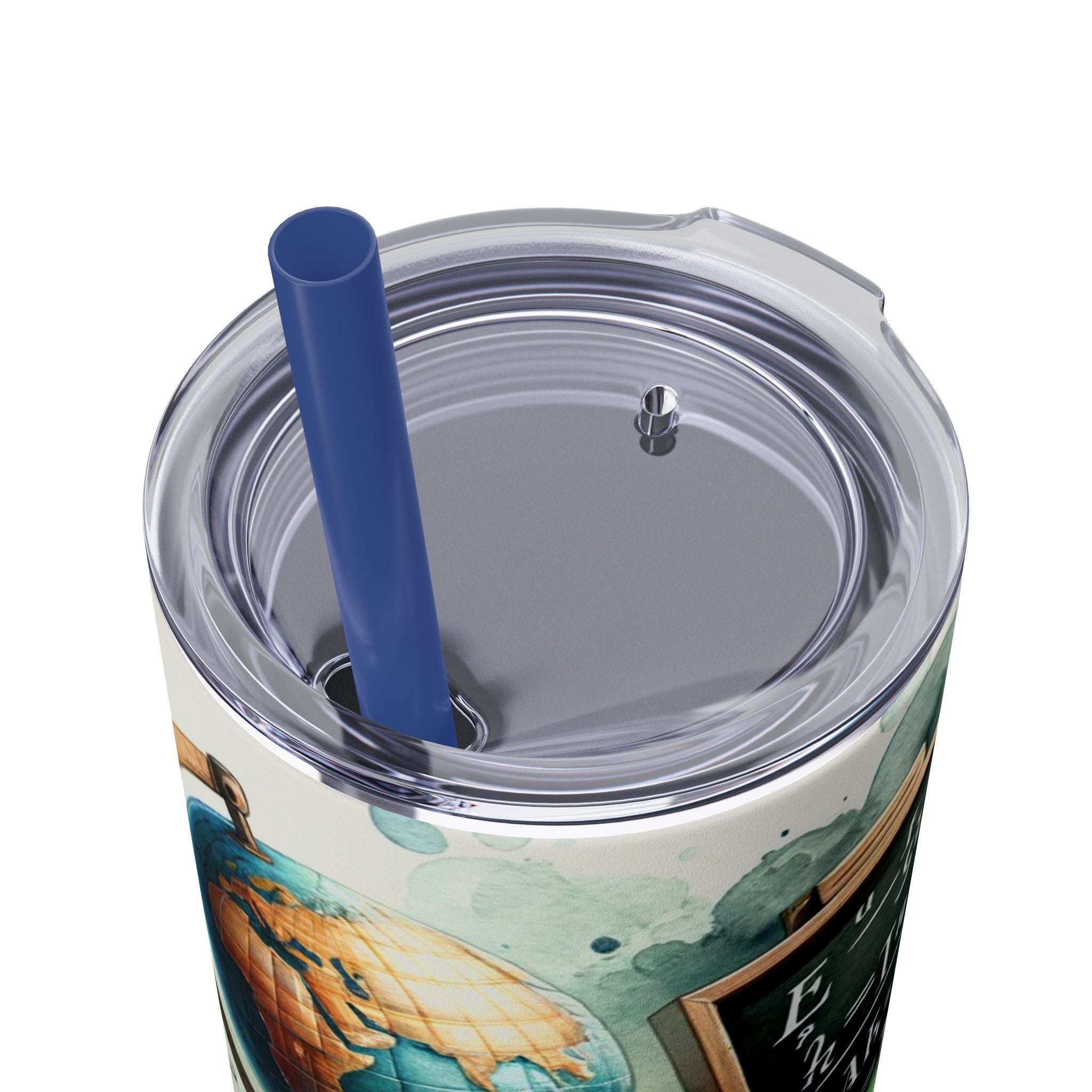 Skinny Tumbler with Straw, 20oz