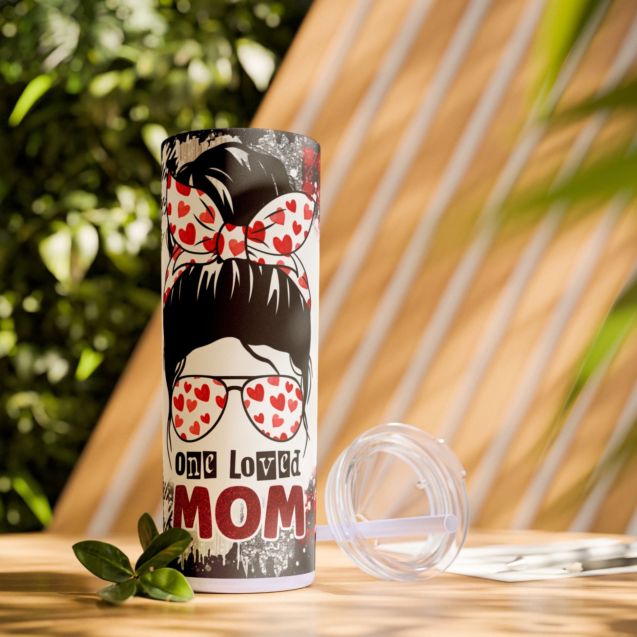 Skinny Tumbler with Straw, 20oz