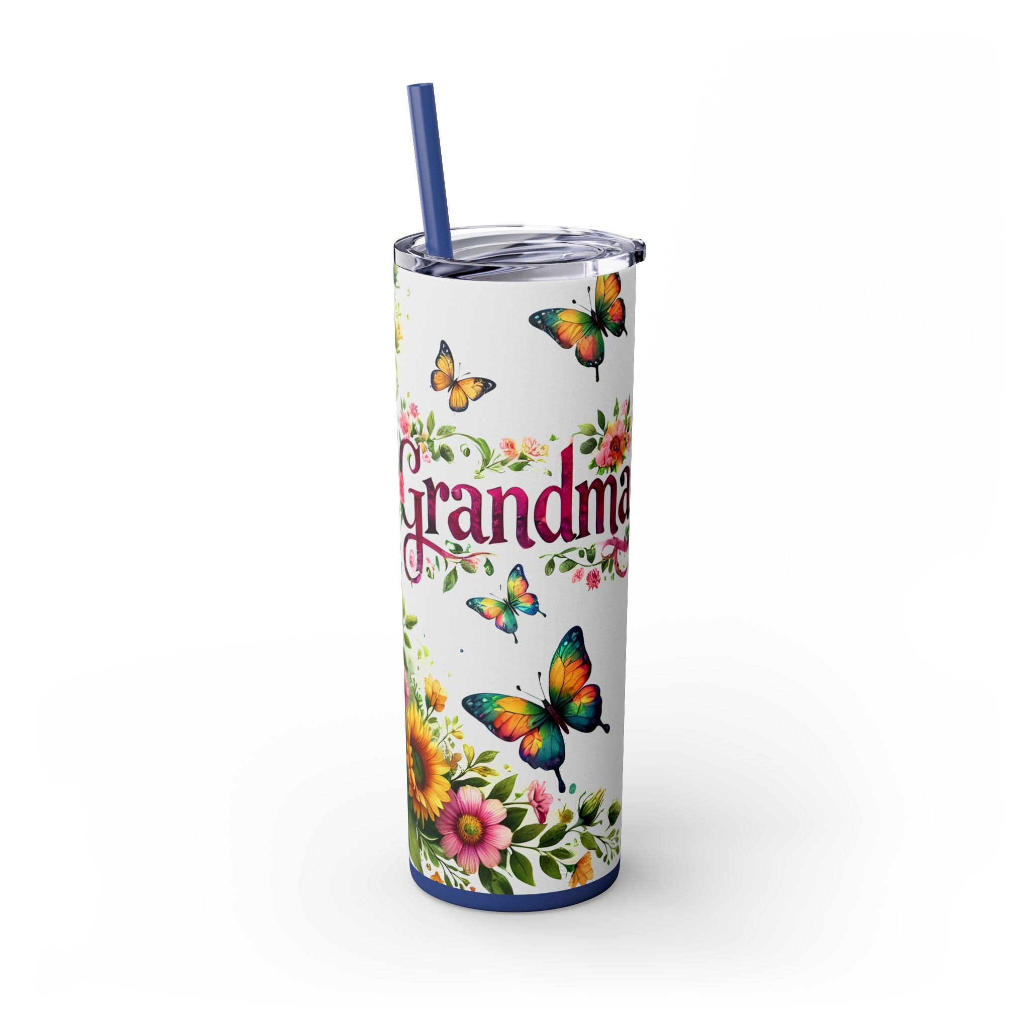 Skinny Tumbler with Straw, 20oz