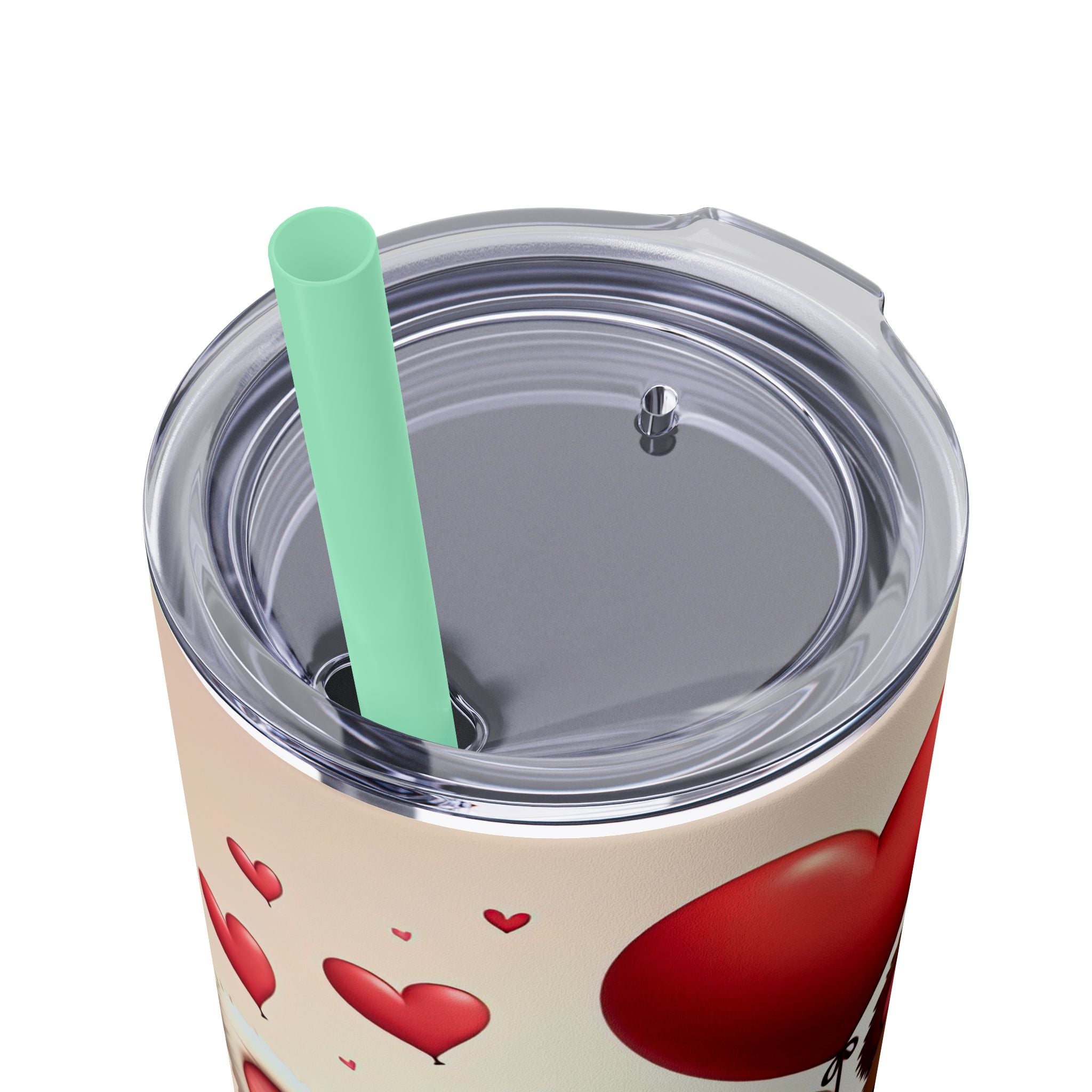Skinny Tumbler with Straw, 20oz