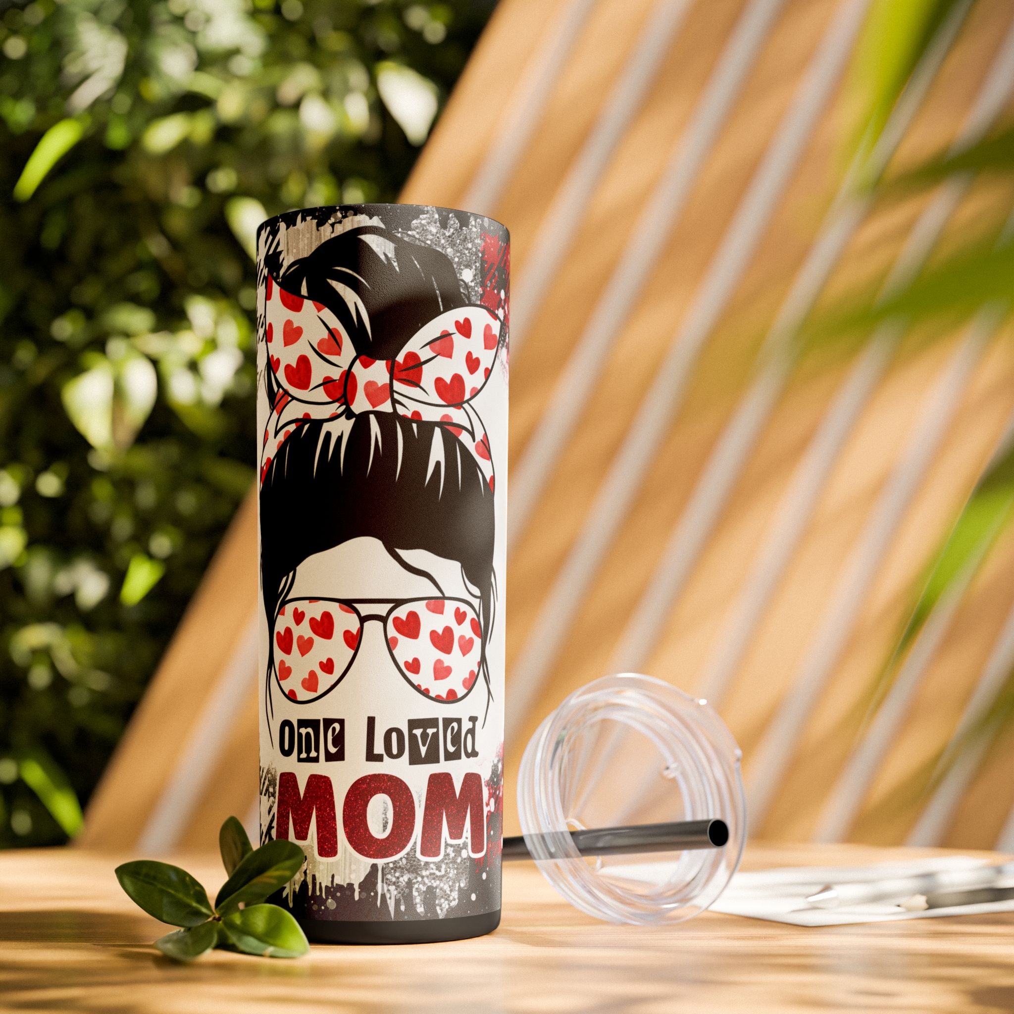 Skinny Tumbler with Straw, 20oz