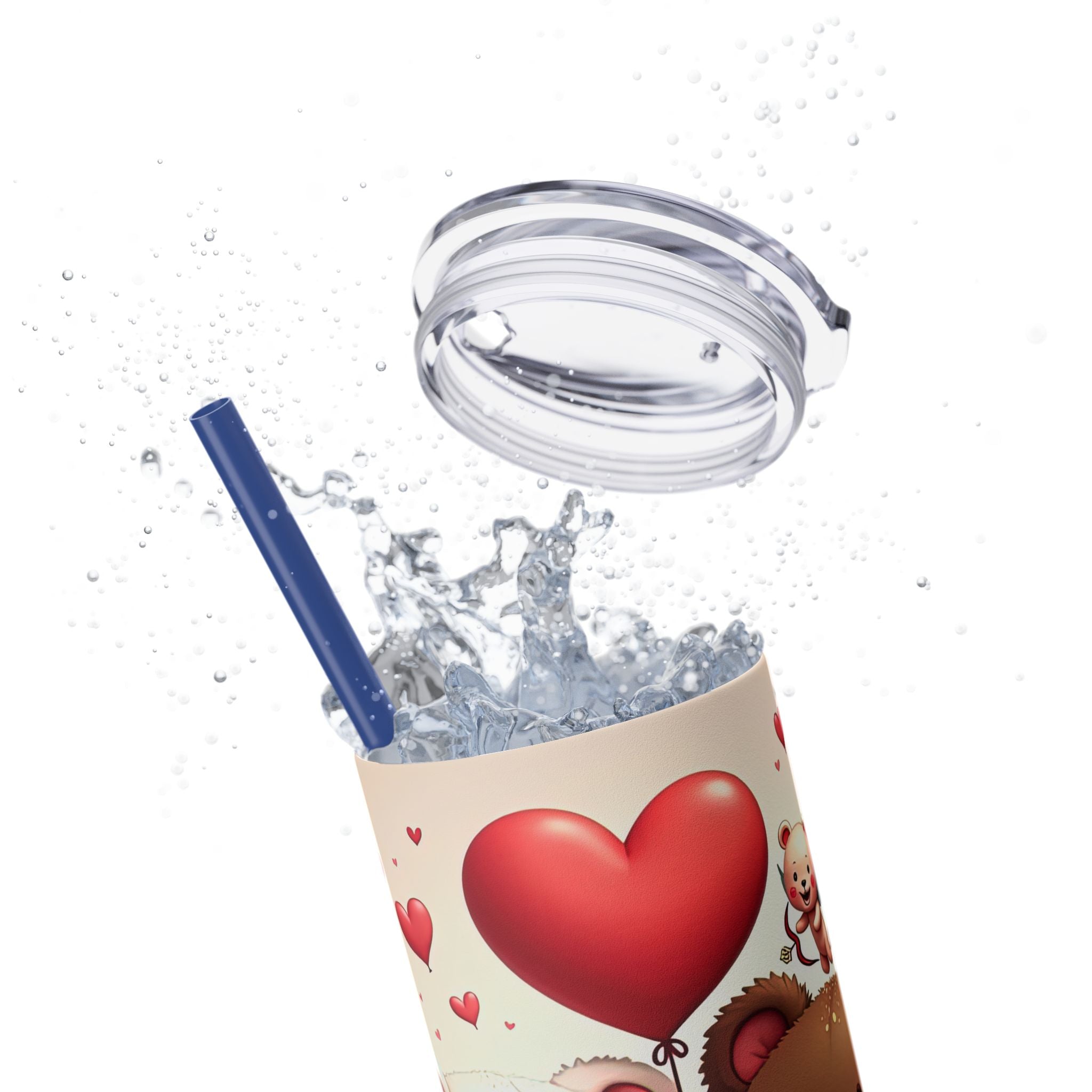 Skinny Tumbler with Straw, 20oz