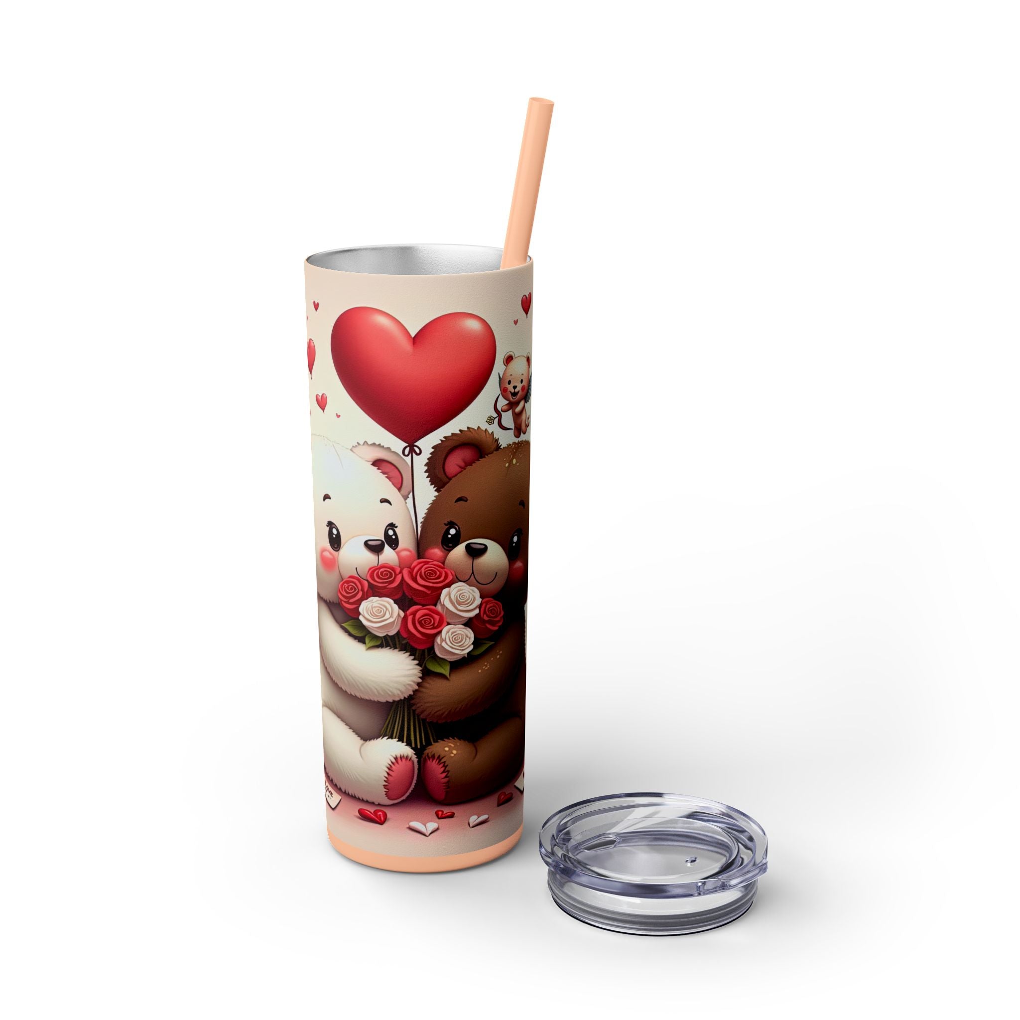 Skinny Tumbler with Straw, 20oz