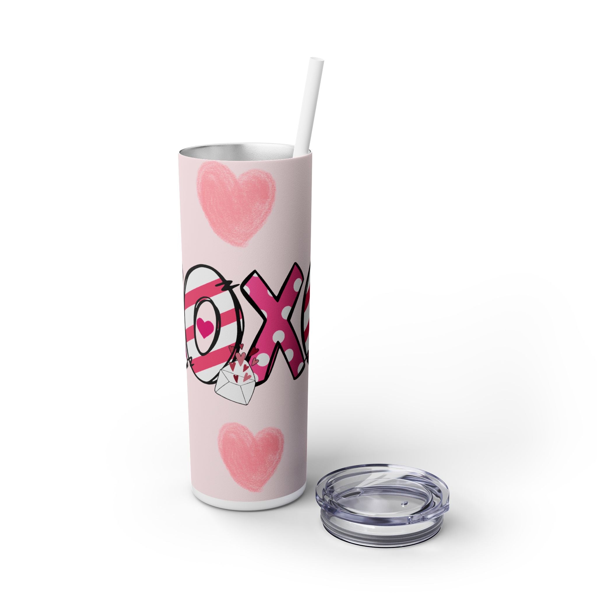 Skinny Tumbler with Straw, 20oz