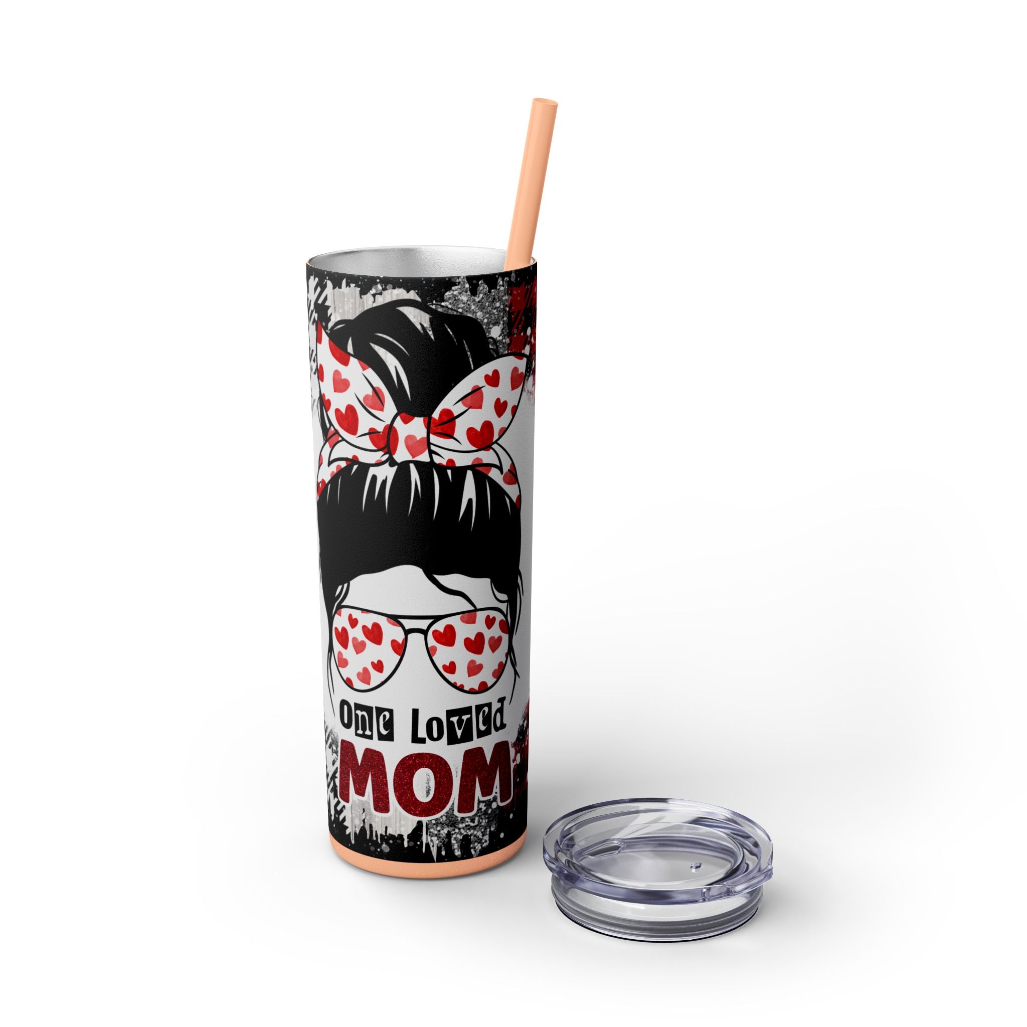 Skinny Tumbler with Straw, 20oz