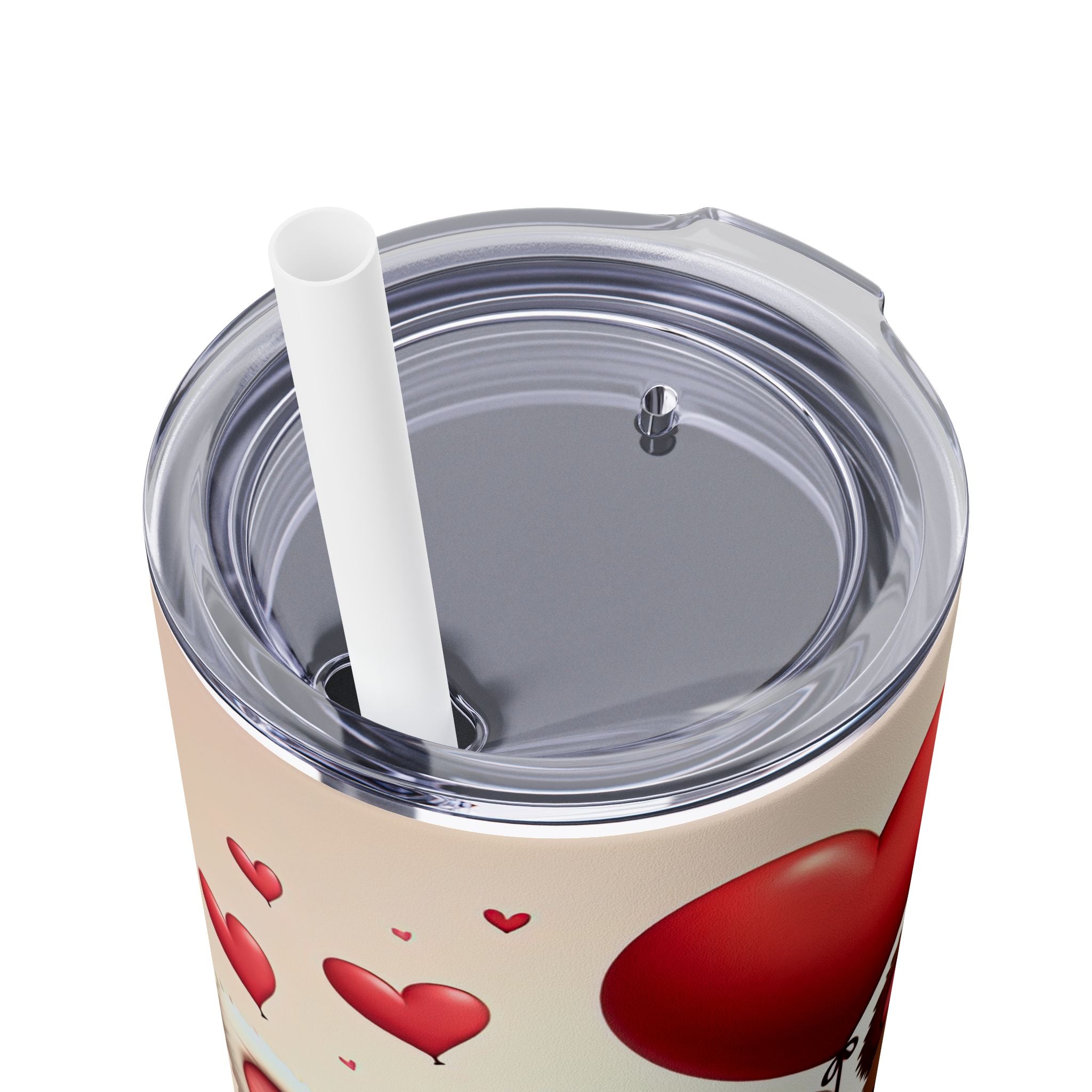 Skinny Tumbler with Straw, 20oz