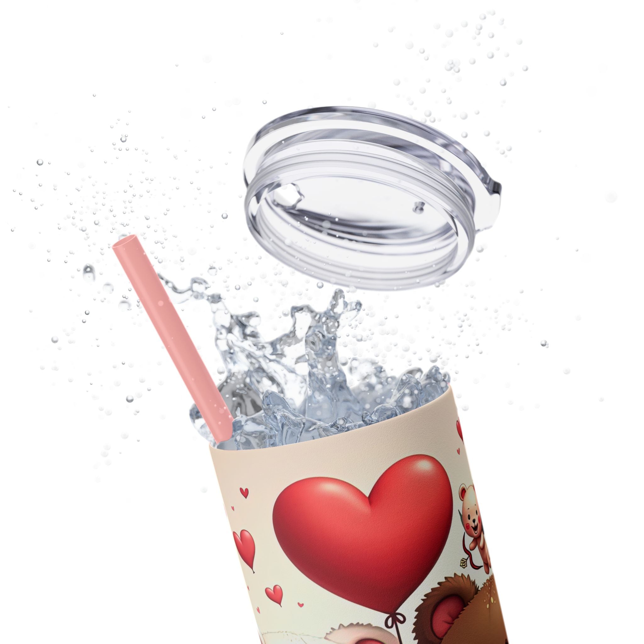 Skinny Tumbler with Straw, 20oz