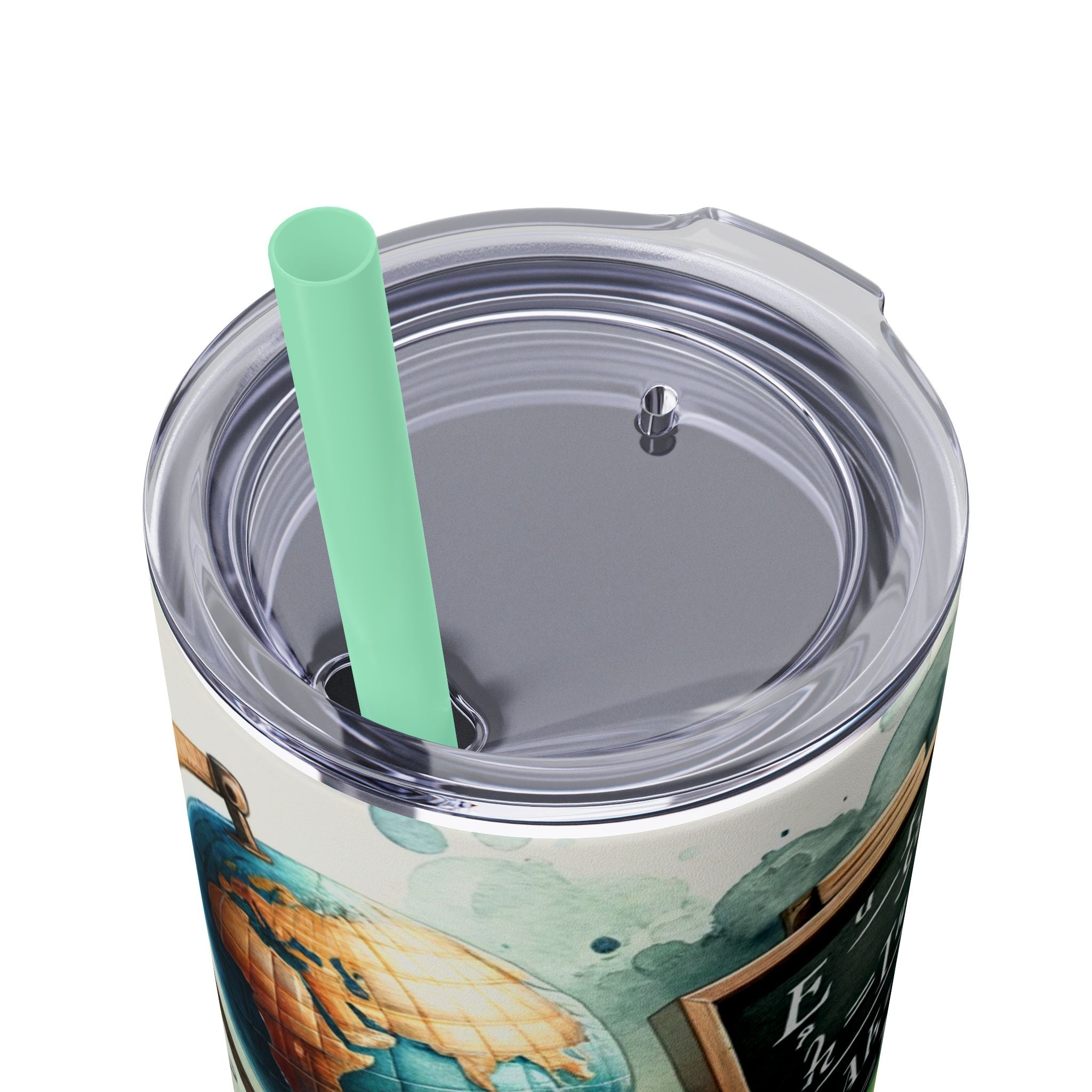Skinny Tumbler with Straw, 20oz