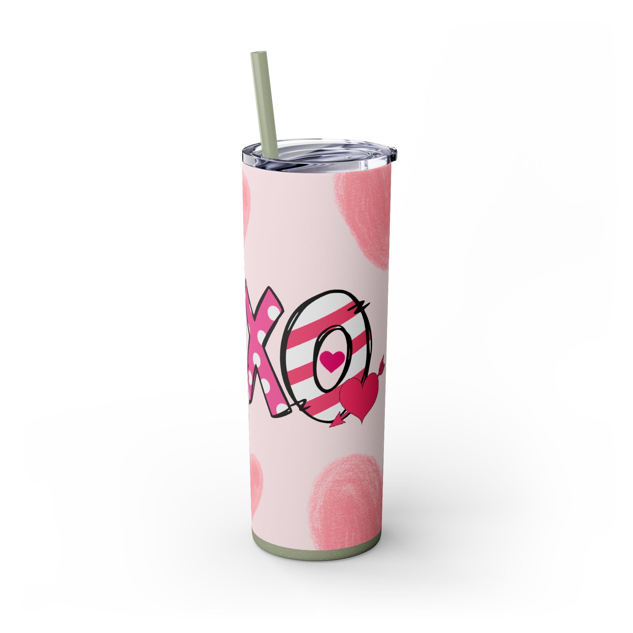 Skinny Tumbler with Straw, 20oz