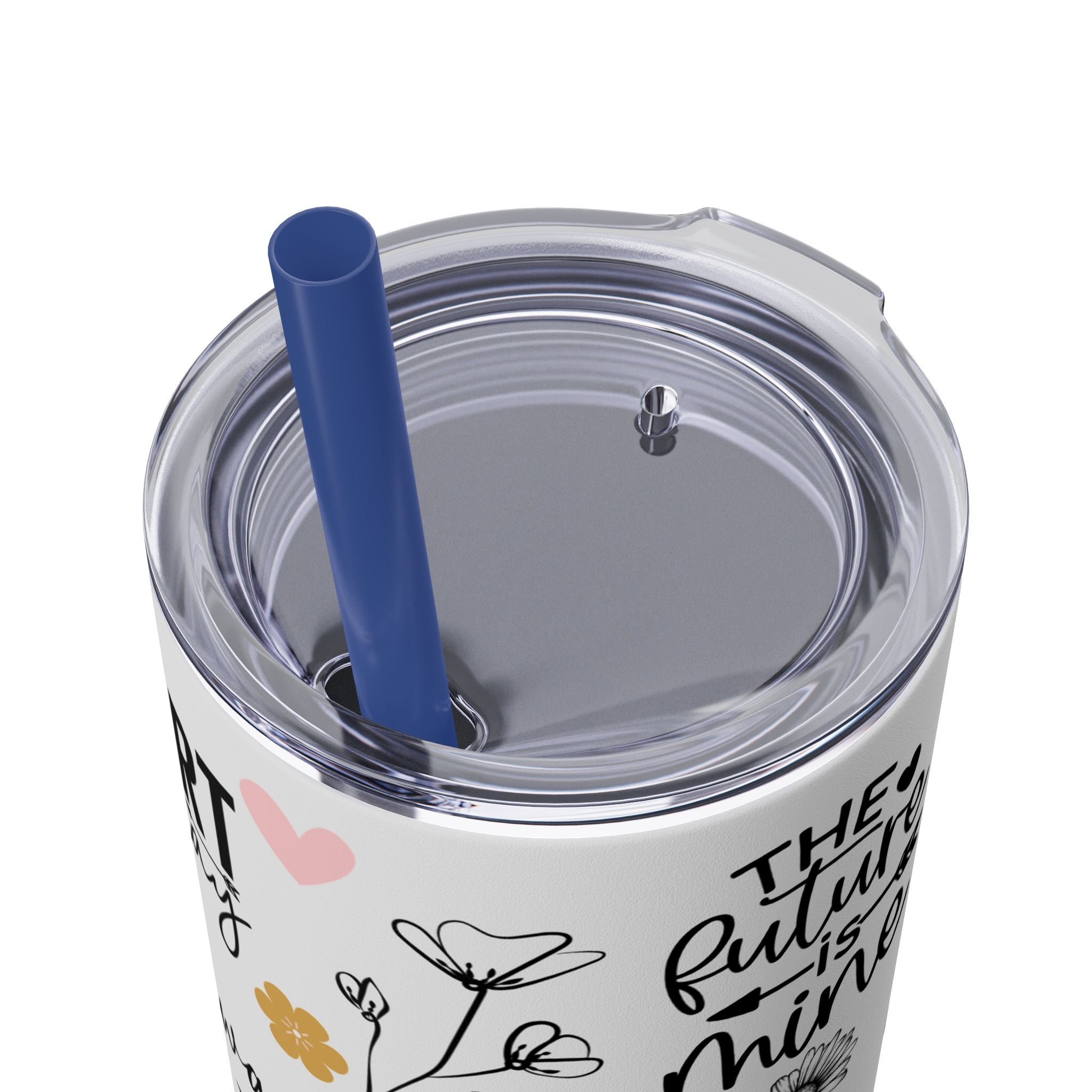 Skinny Tumbler with Straw, 20oz