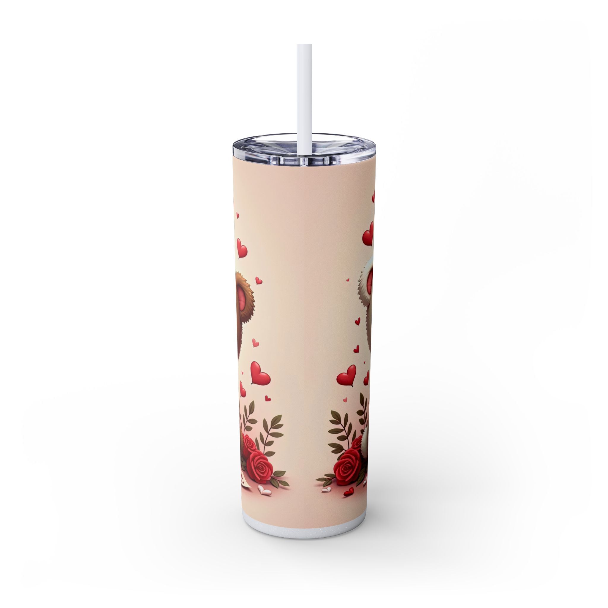 Skinny Tumbler with Straw, 20oz