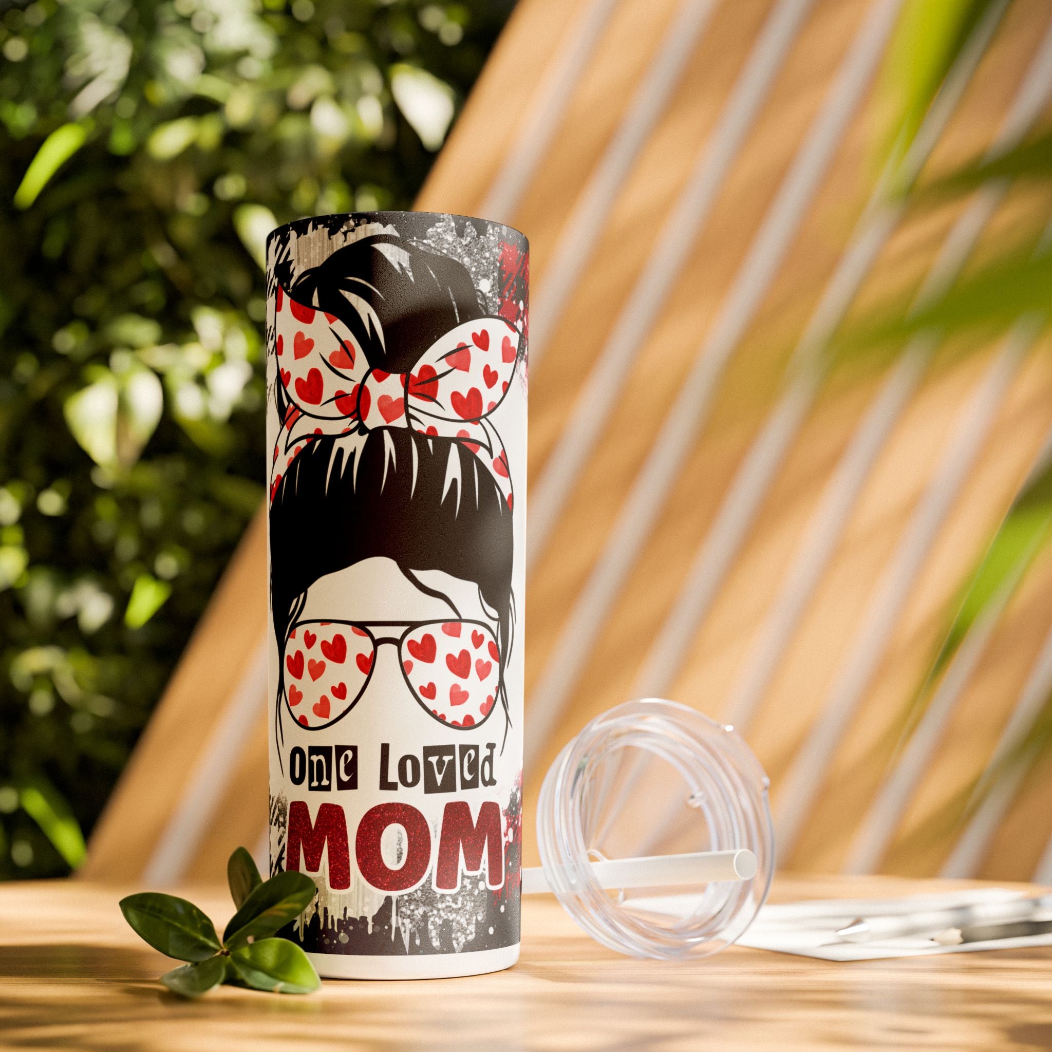 Skinny Tumbler with Straw, 20oz