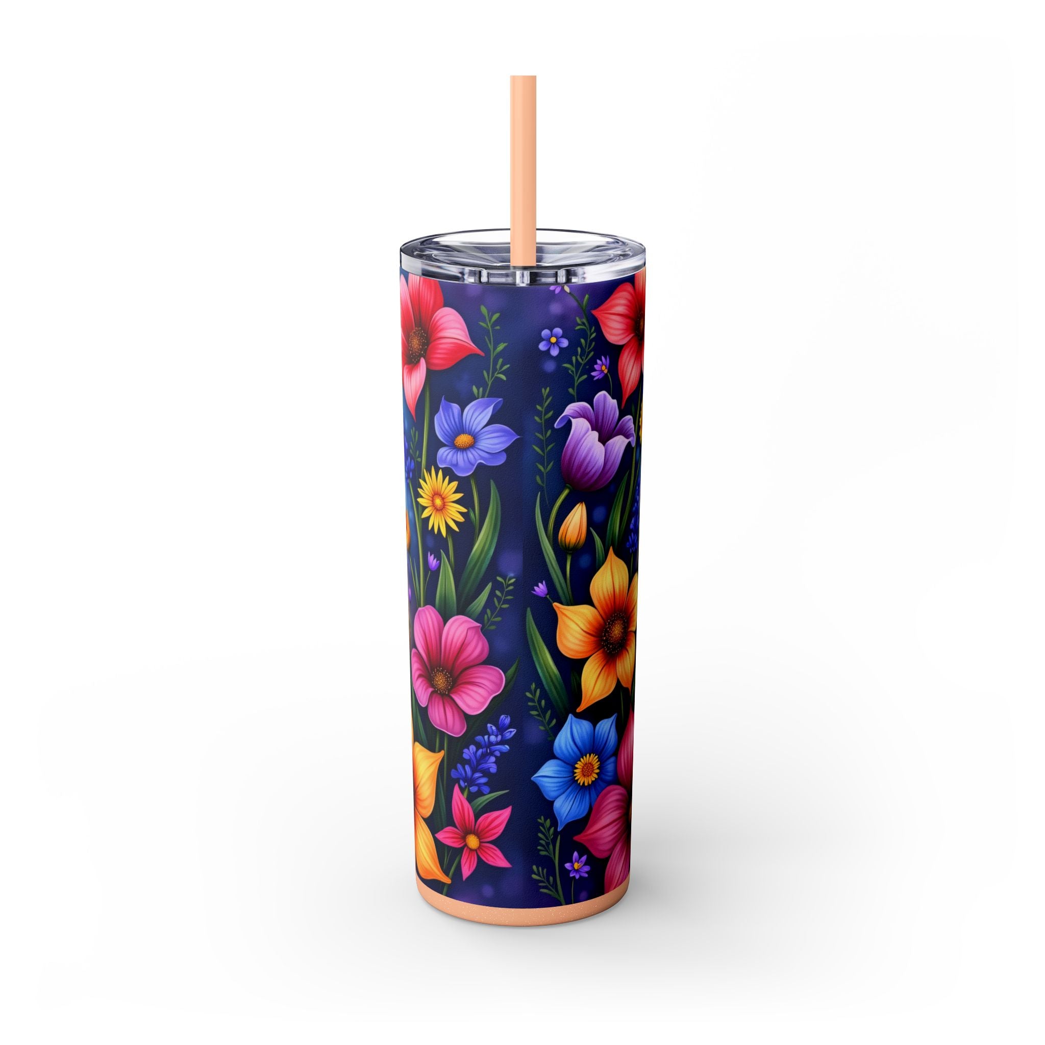 Skinny Tumbler with Straw, 20oz