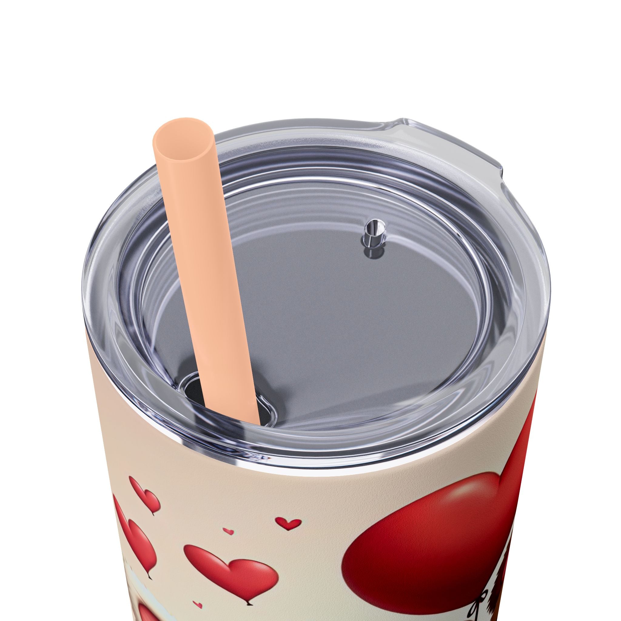 Skinny Tumbler with Straw, 20oz