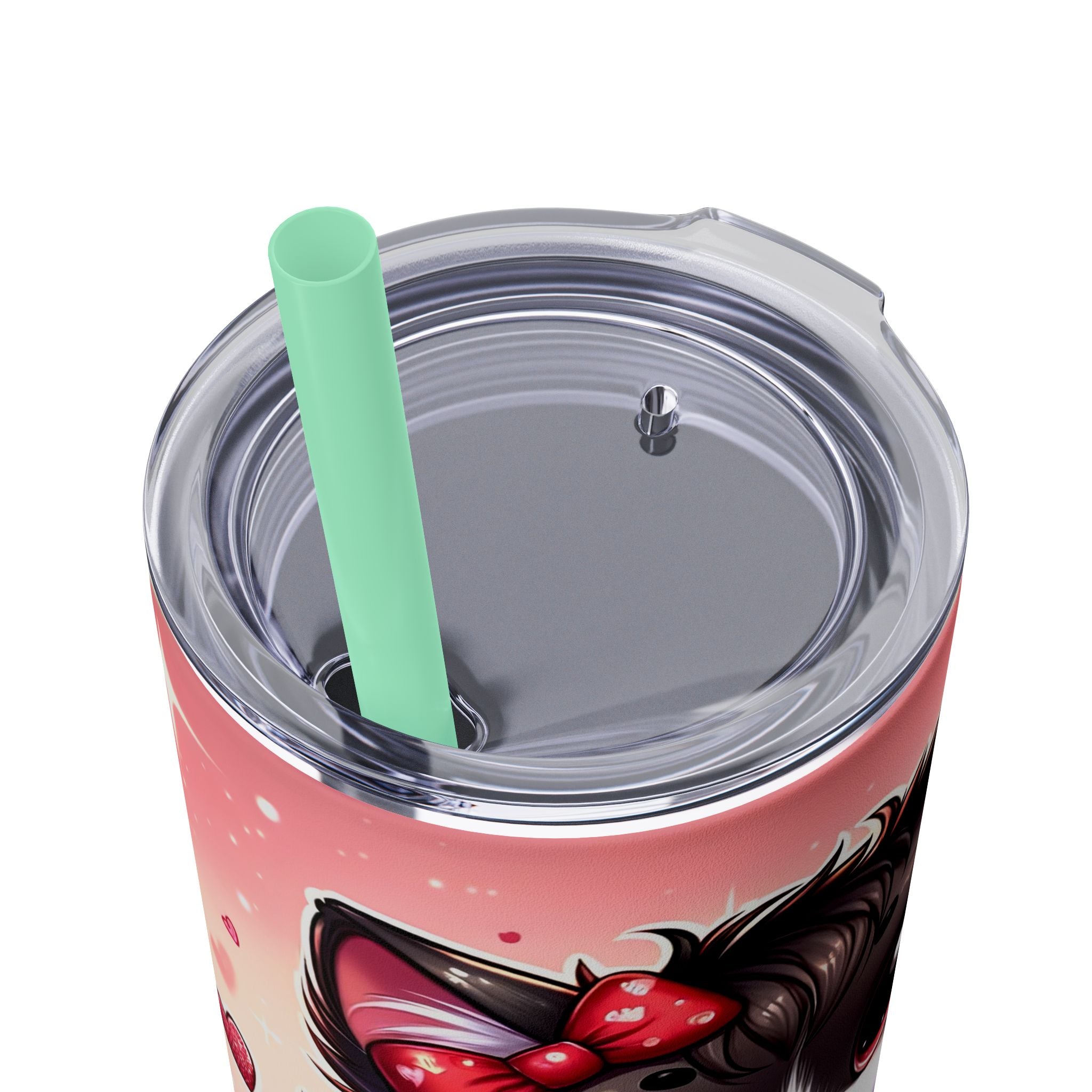 Skinny Tumbler with Straw, 20oz