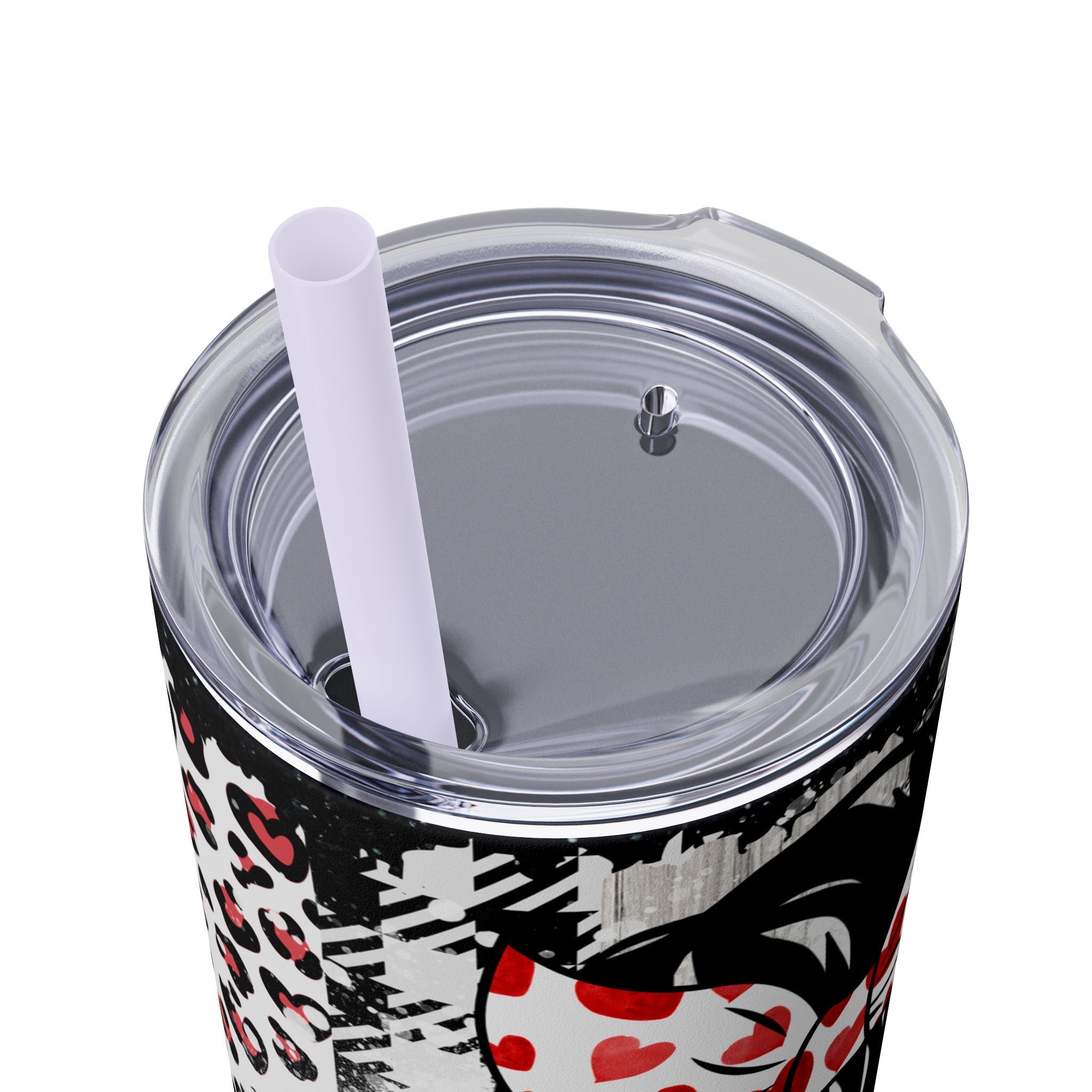Skinny Tumbler with Straw, 20oz