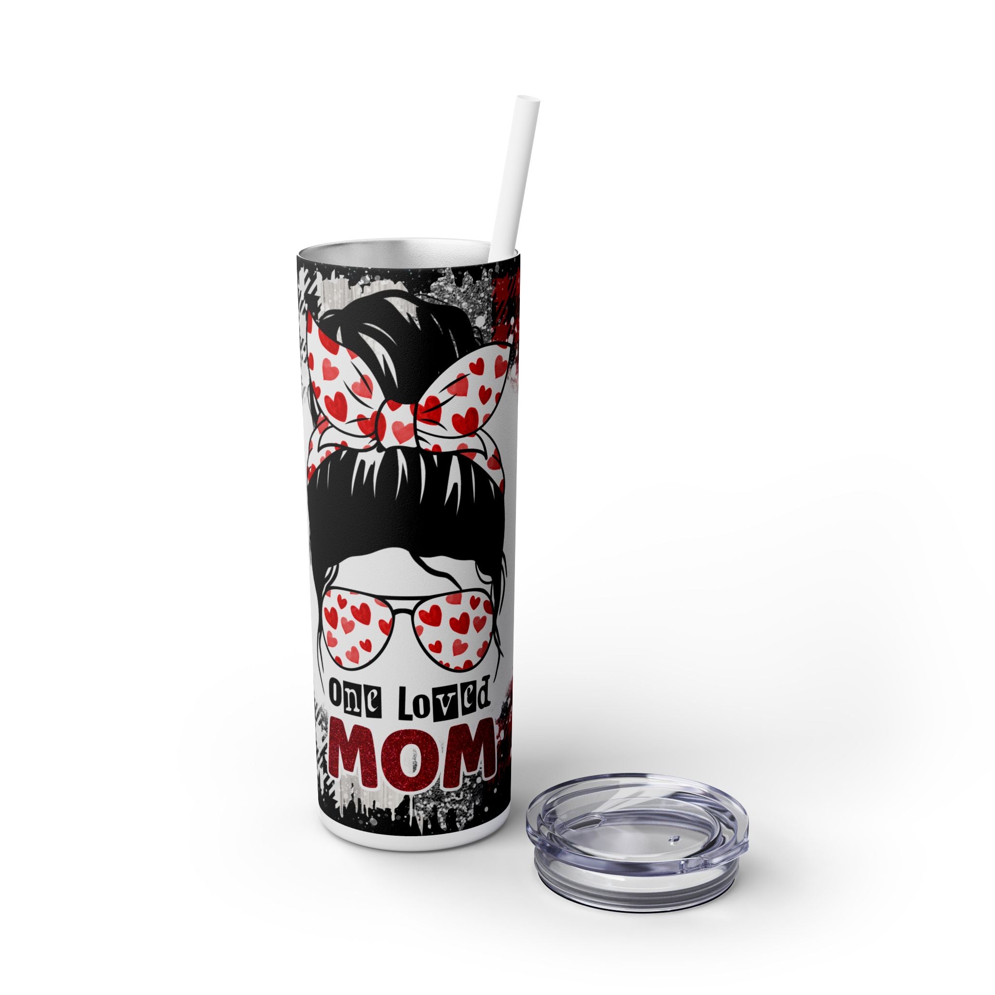 Skinny Tumbler with Straw, 20oz